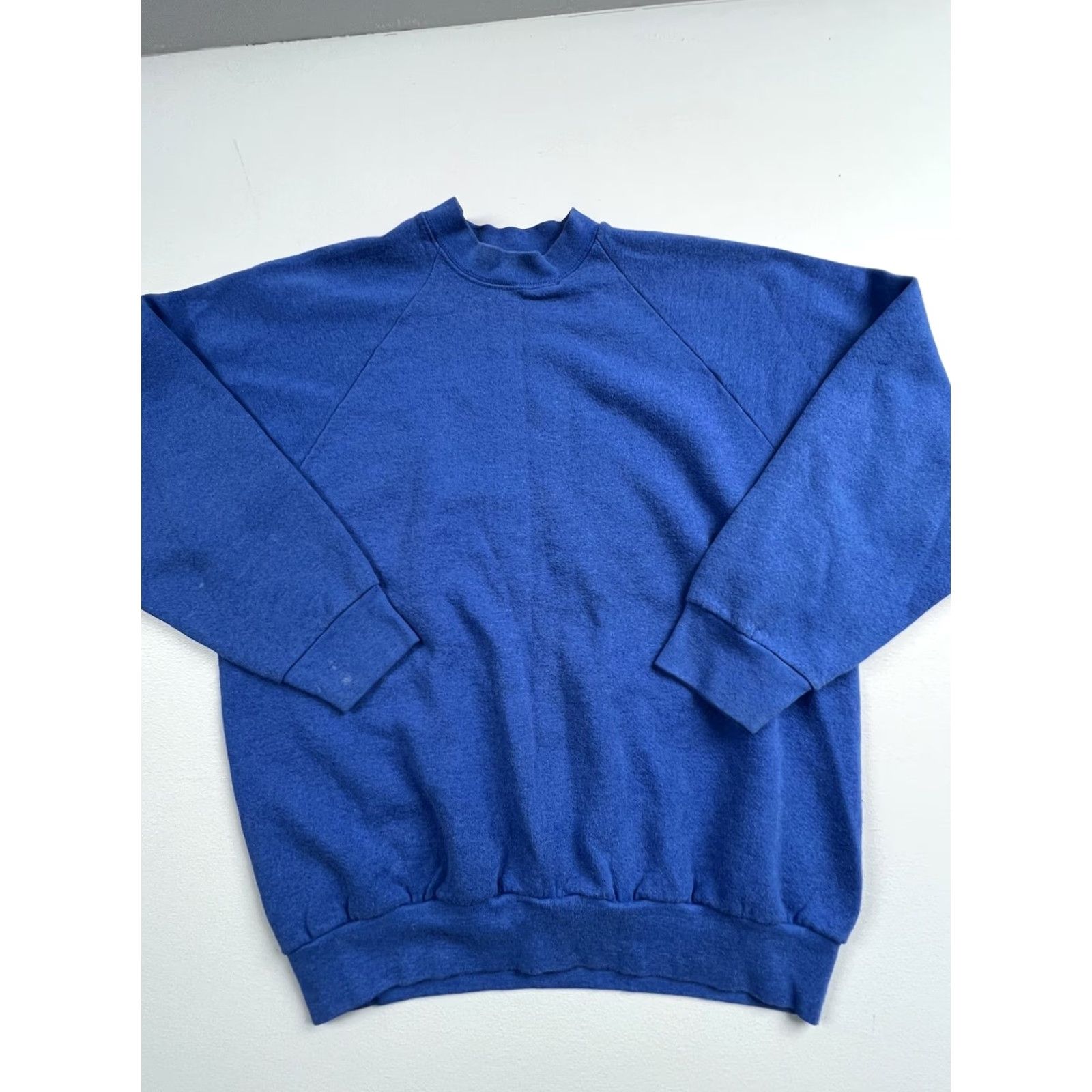 Fruit Of The Loom VINTAGE Fruit of the Loom Sweatshirt Mens XL Blue Fleece Crewneck Blank USA Size US XL / EU 56 / 4 - 2 Thumbnail