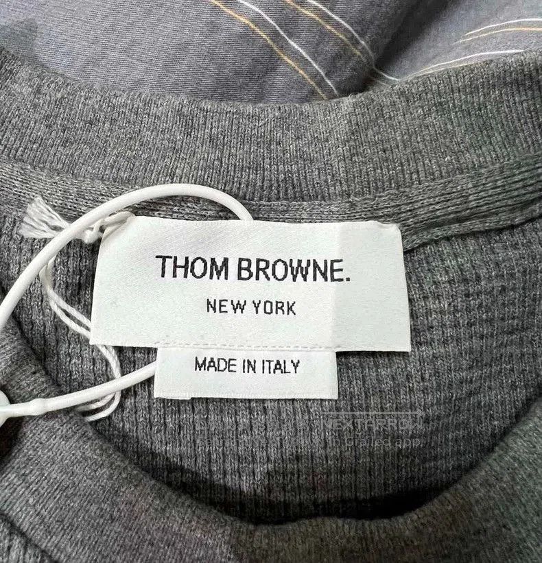 Thom Browne Thom Browne Waffle Stripe Sweatshirt . Size US M / EU 48-50 / 2 - 3 Thumbnail