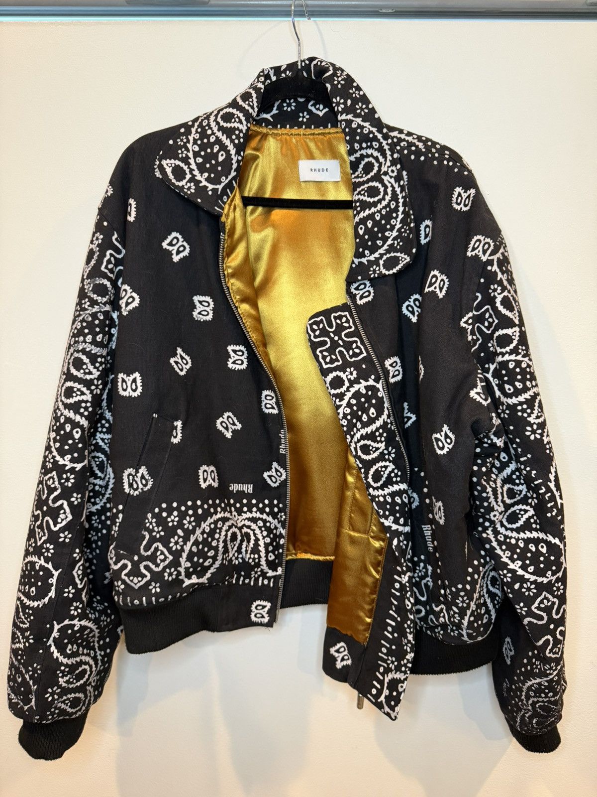 Rhude Rhude Friends and Family Bandana Bomber Size US L / EU 52-54 / 3 - 6 Thumbnail