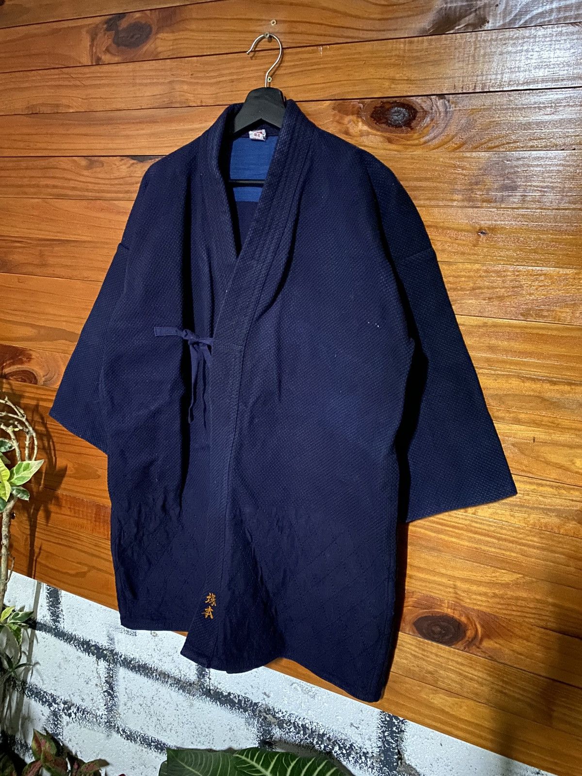 Japanese Brand Vintage Japanese Indigo Sashiko Noragi Jacket Workwear Size US M / EU 48-50 / 2 - 4 Thumbnail