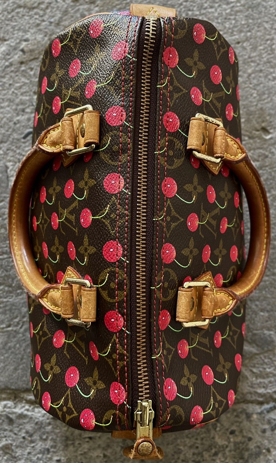 Louis Vuitton × Takashi Murakami Louis Vuitton - Takashi Murakami - SS2005 -Cerises Speedy 25 Size ONE SIZE - 7 Thumbnail