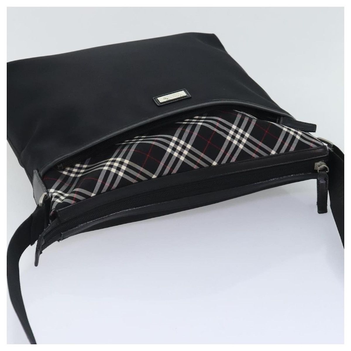 Burberry Auth BURBERRY Nova Check Black label Shoulder Bag Nylon Size ONE SIZE - 5 Thumbnail