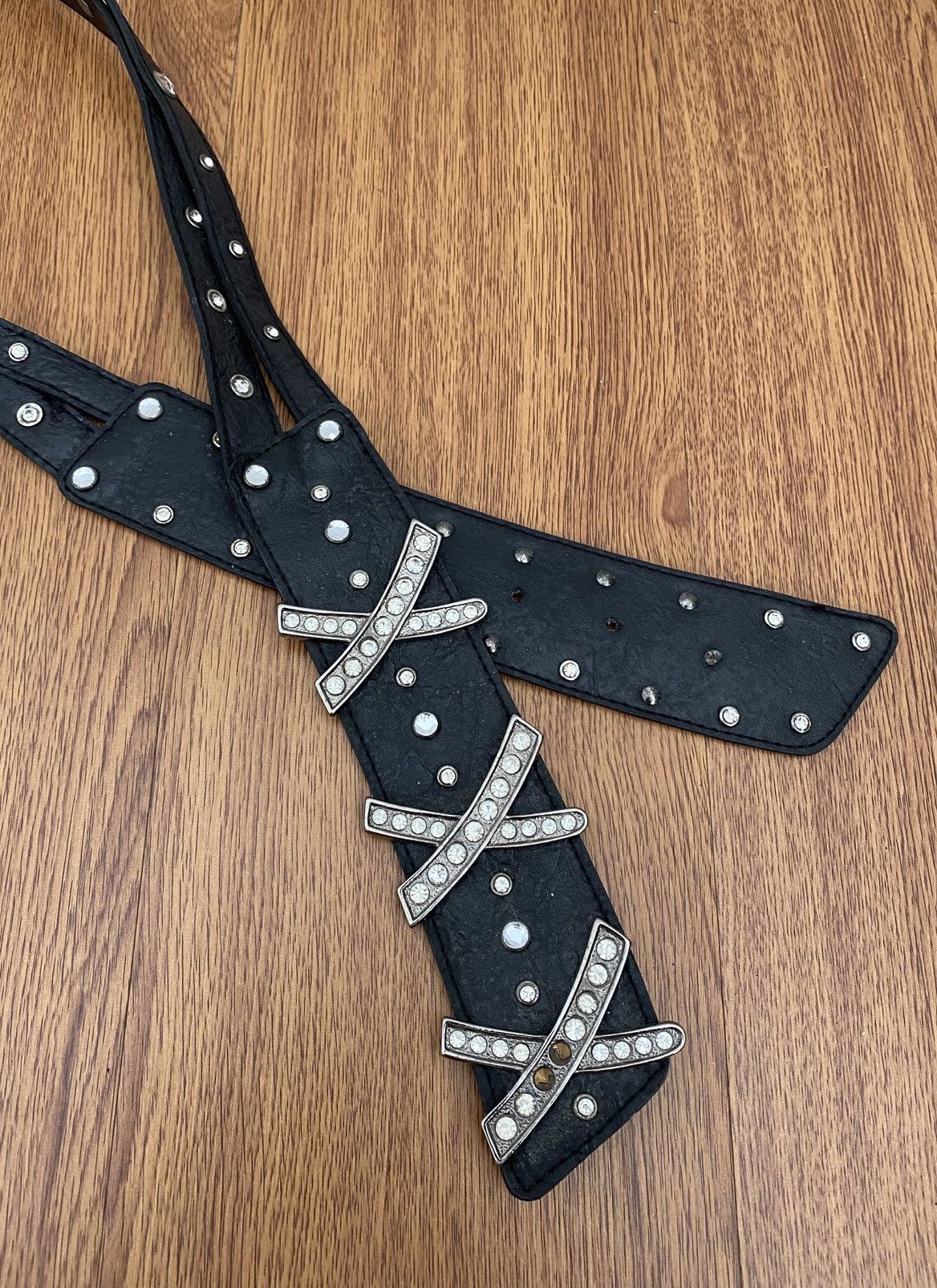 If Six Was Nine Crystal studded belt Size ONE SIZE - 2 Thumbnail