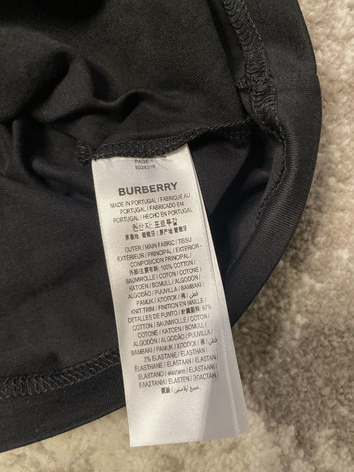 Burberry Burberry tee Size US L / EU 52-54 / 3 - 4 Thumbnail