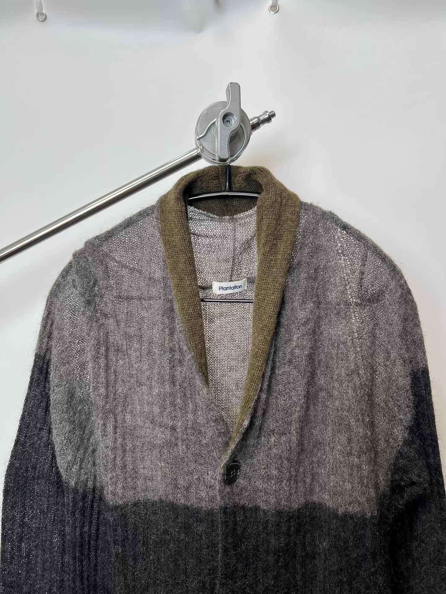 Issey Miyake ISSEY MIYAKE color blocked wool blend knit cardigan M Size US M / EU 48-50 / 2 - 3 Thumbnail