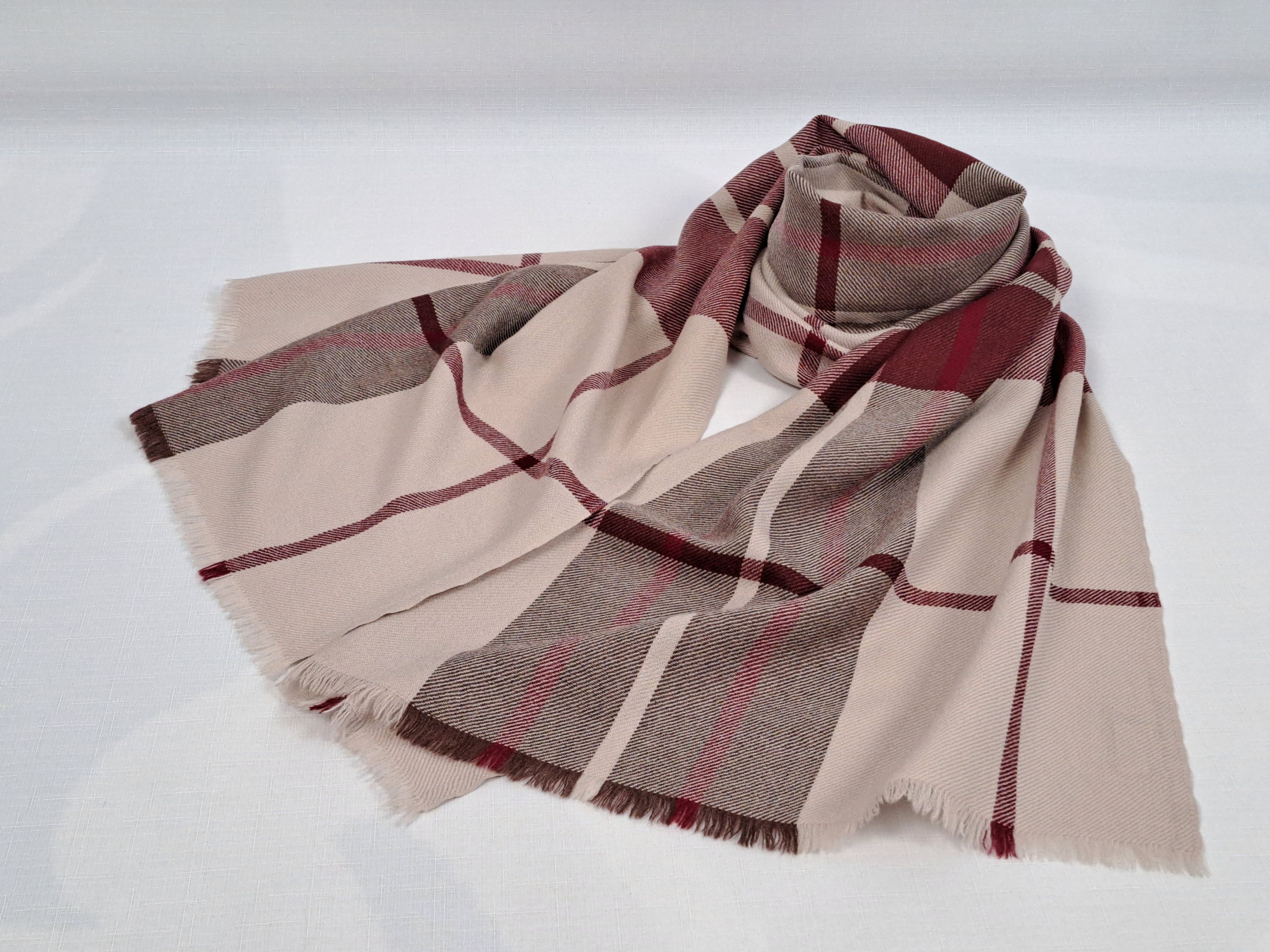 Ermenegildo Zegna Ermenegildo Zegna wool mega check luxury scarf. Size ONE SIZE - 1 Thumbnail