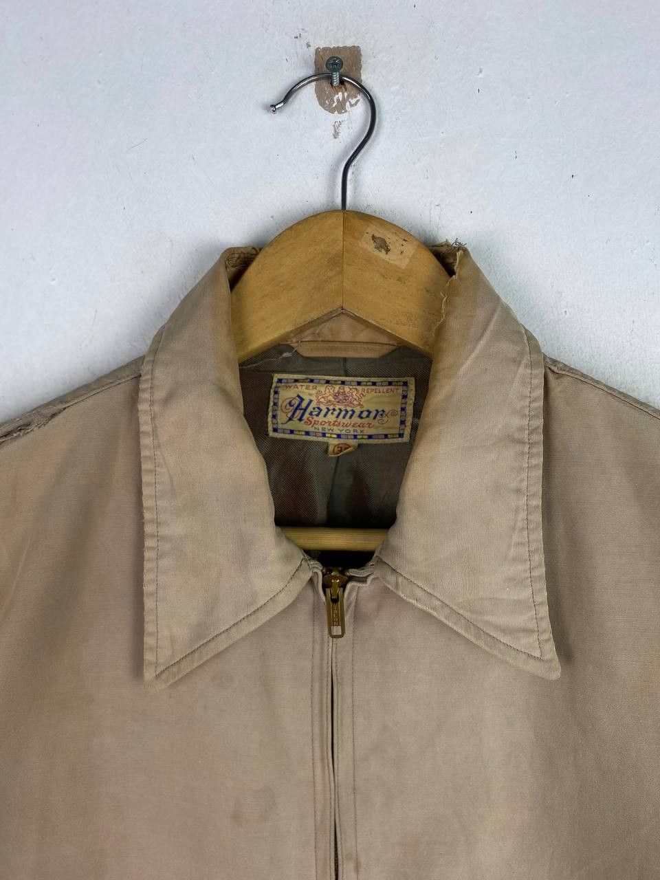 Vintage vintage 60s/70s harmor disttressed jacket talon zipper Size US M / EU 48-50 / 2 - 2 Thumbnail