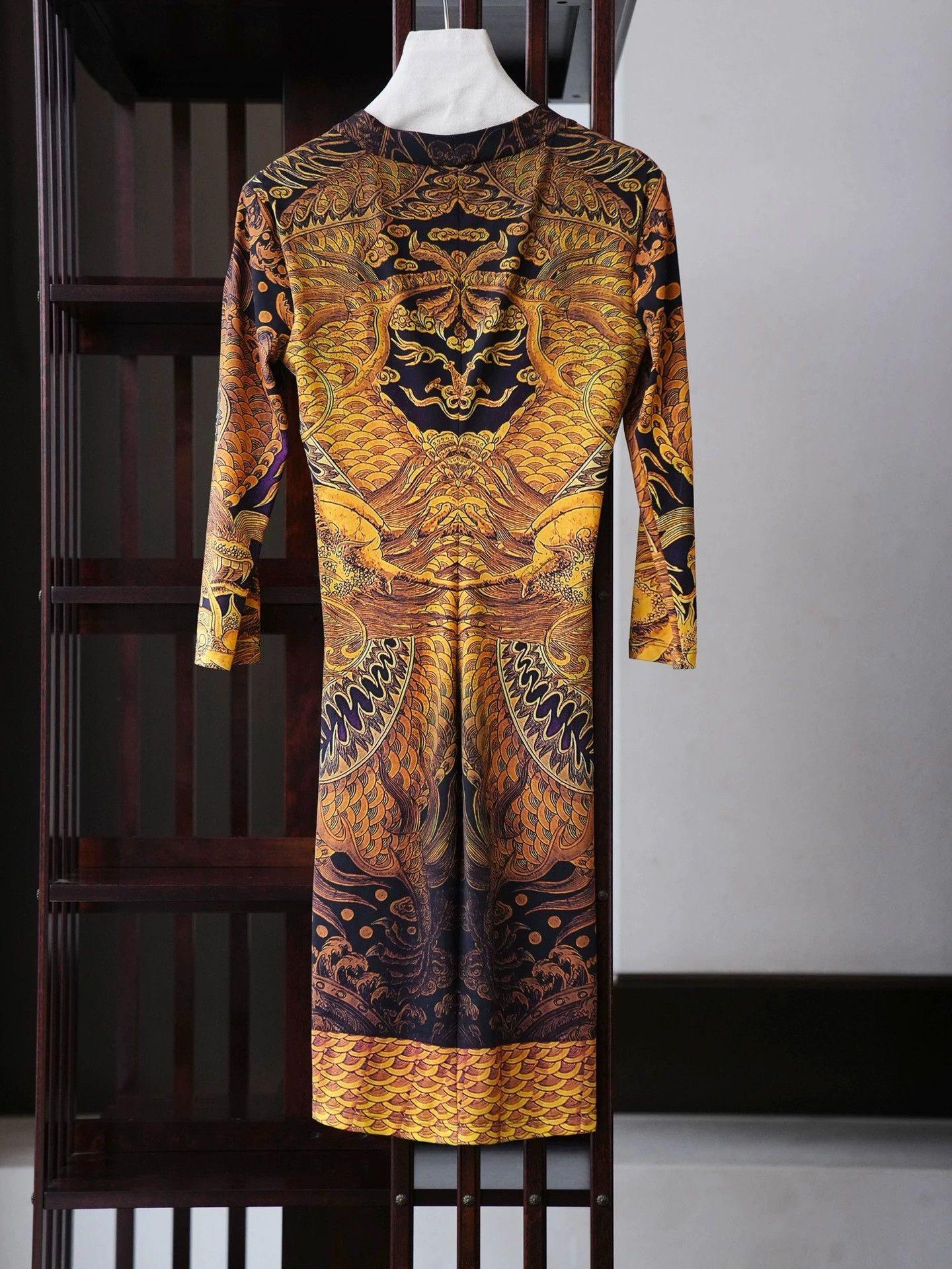 Roberto Cavalli Roberto Cavalli Vintage Dunhuang Print Slim Fit Dress Size M / US 6-8 / IT 42-44 - 2 Thumbnail