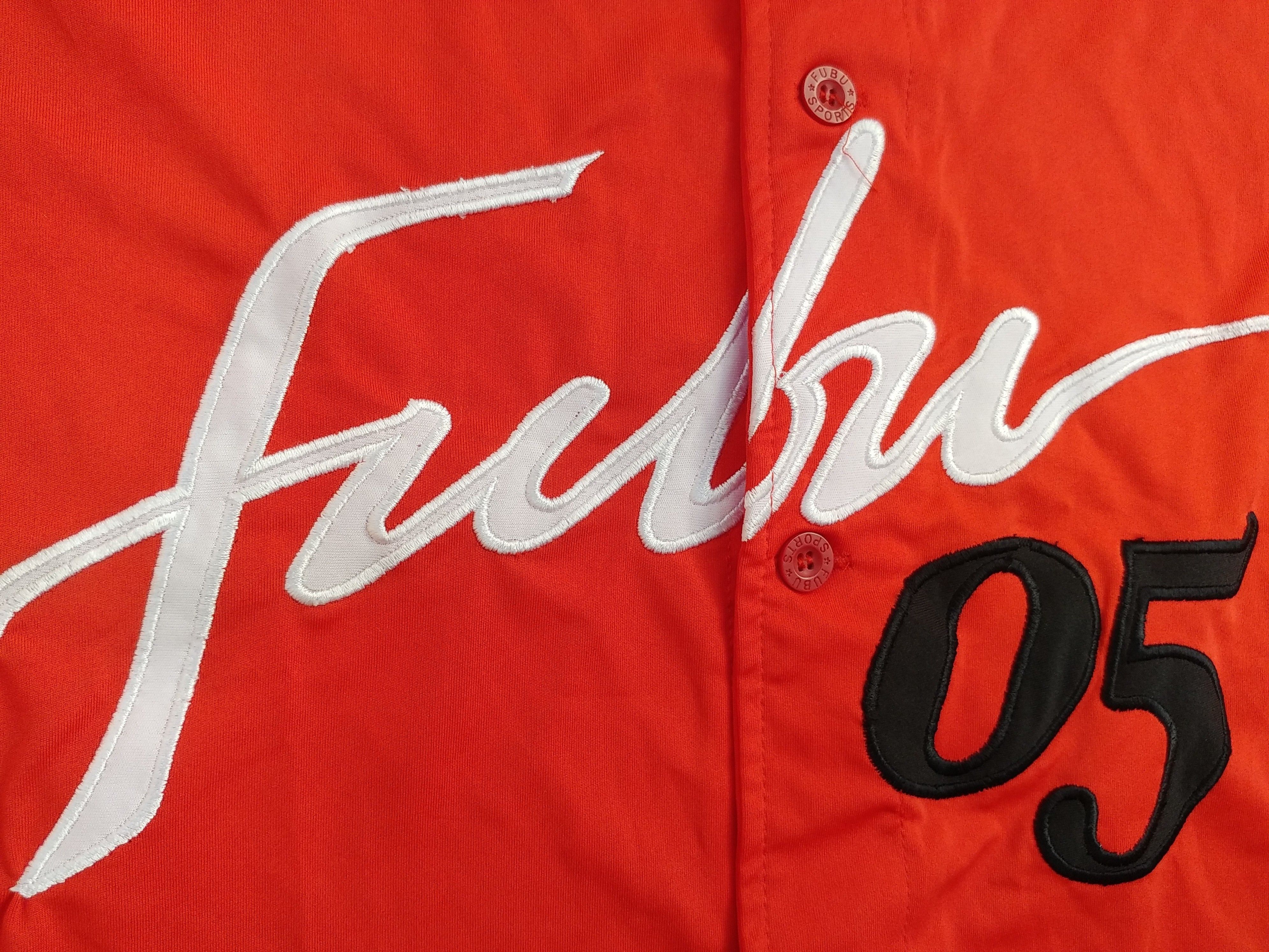 Fubu FUBU jersey, red, vintage hip hop t-shirt, 90s hip hop L Size US L / EU 52-54 / 3 - 5 Thumbnail
