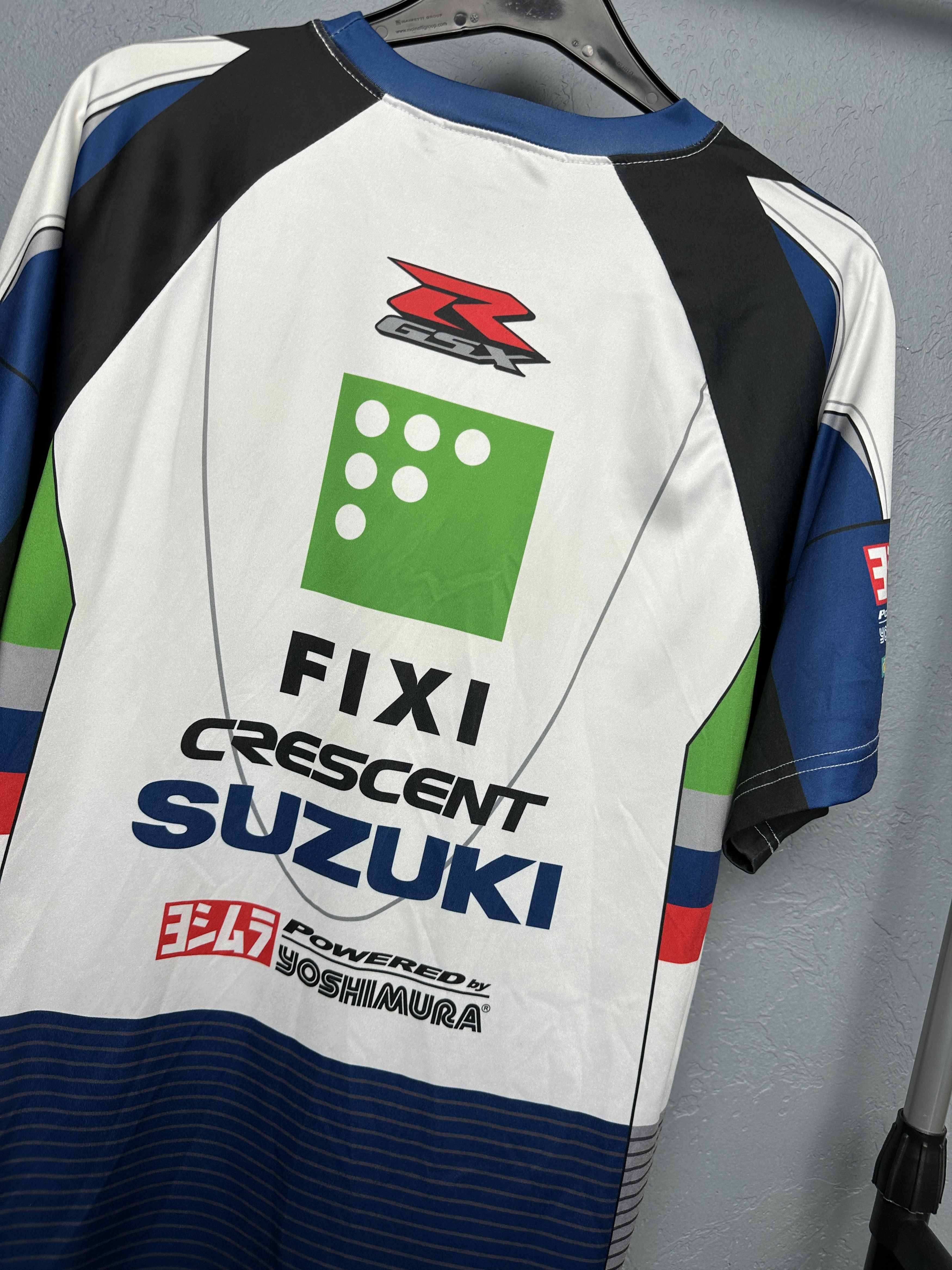 Japanese Brand Suzuki Crescent Racing Team Mens T-Shirt Size US L / EU 52-54 / 3 - 10 Thumbnail