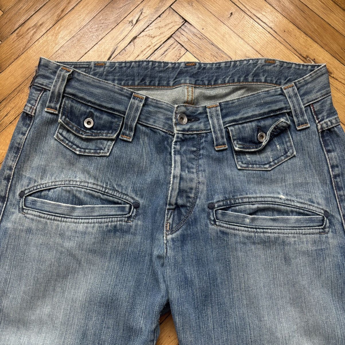 G-Star Vintage 90’s G Star Raw SEAFARER LOW LOOSE Jeans Avant-Garde Size US 32 / EU 48 - 3 Thumbnail