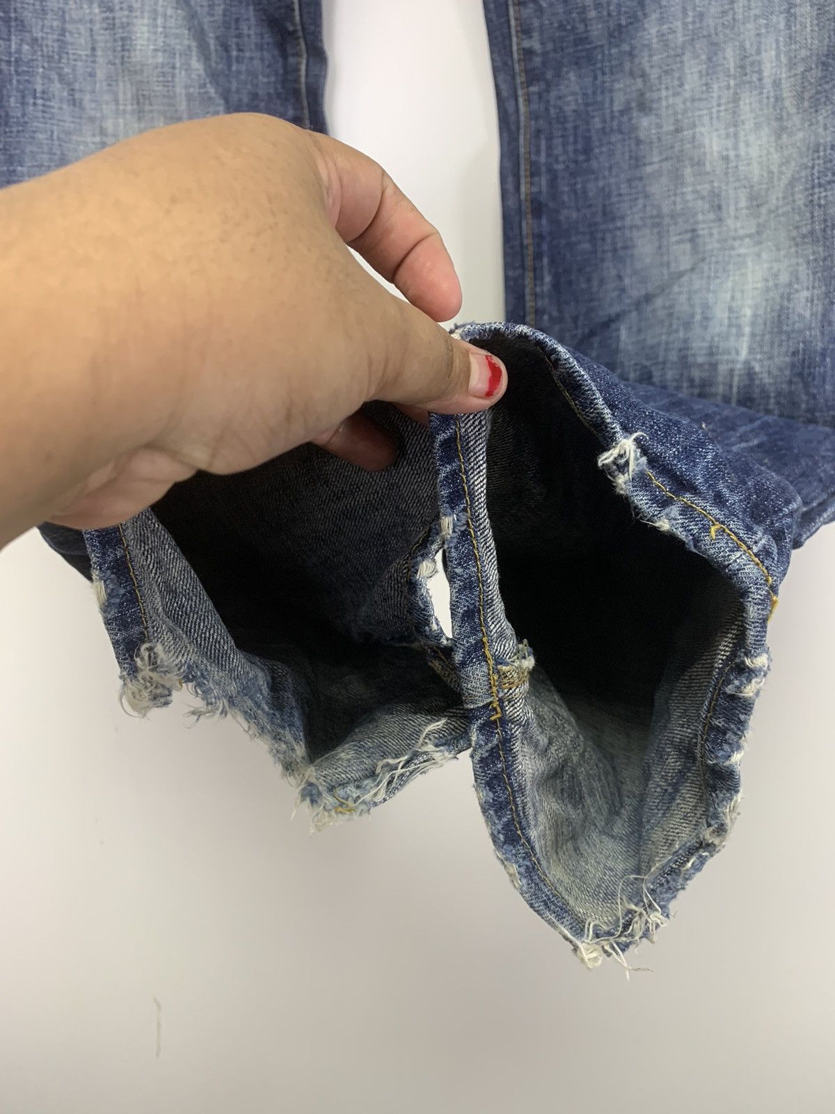 Gap × Vintage Vintage Gap Distressed Denim pant Size US 32 / EU 48 - 7 Thumbnail
