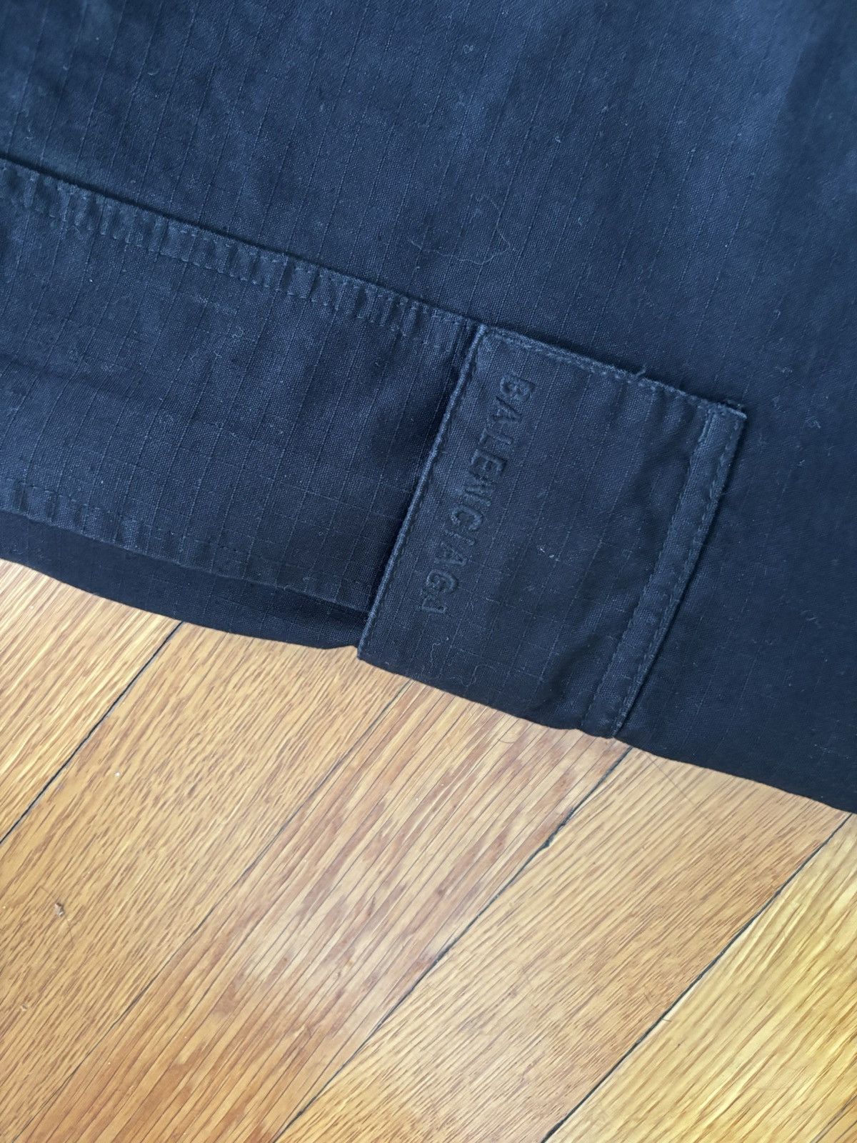 Balenciaga Black Wide Leg Cargo Pants Size US 32 / EU 48 - 4 Thumbnail
