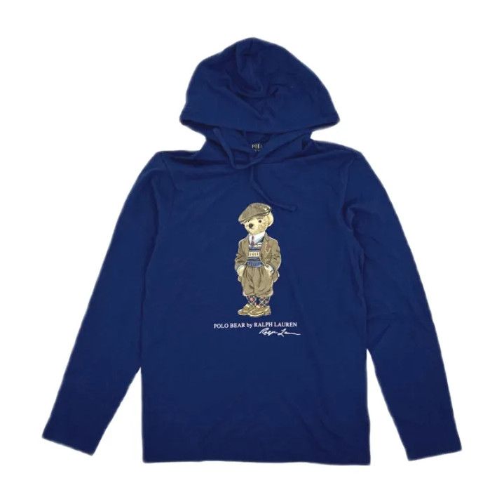 Polo Ralph Lauren Polo Ralph Lauren Bear Print Hooded Long-Sleeve T-Shirt Size US M / EU 48-50 / 2 - 1 Thumbnail