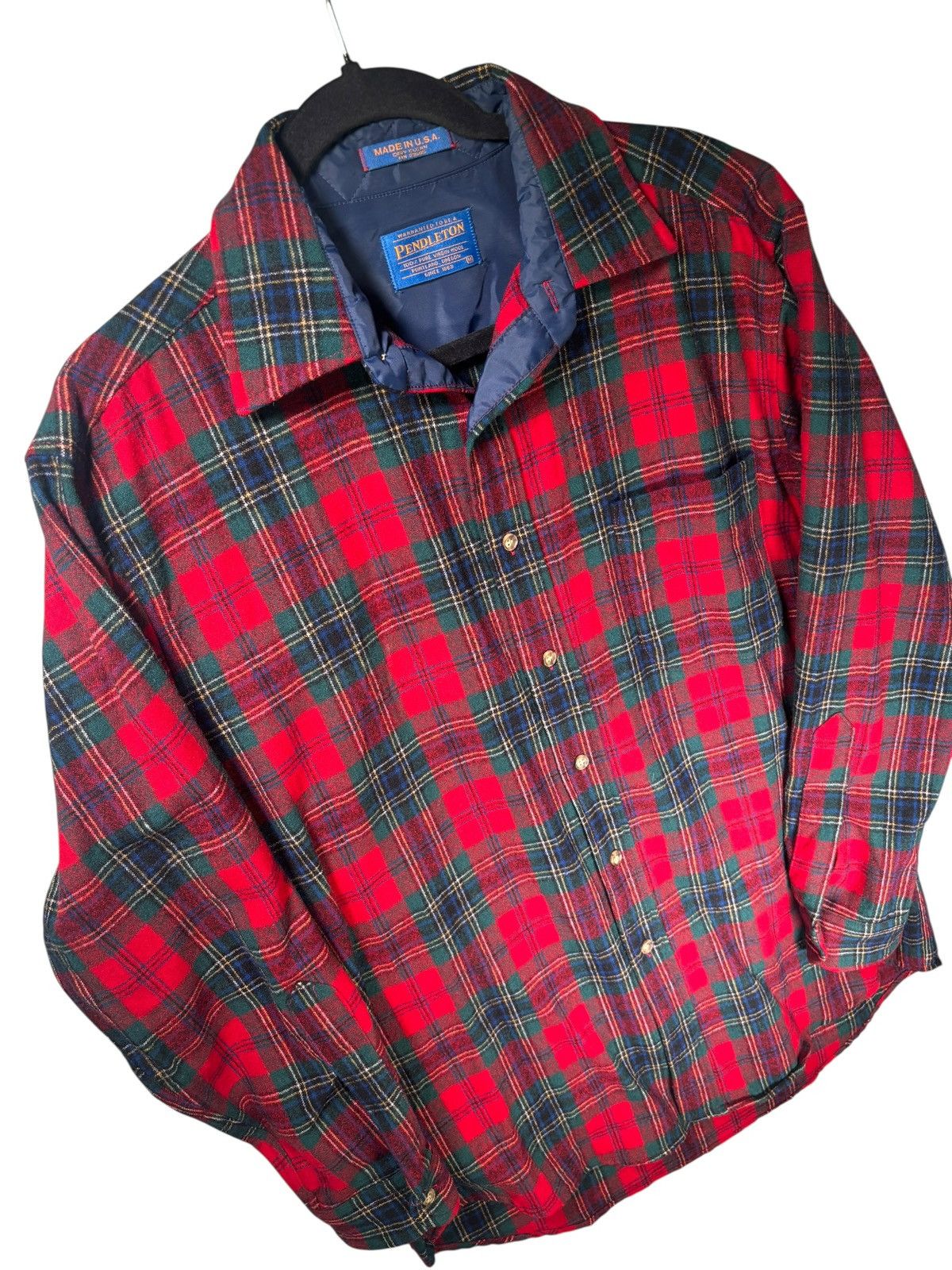 Pendleton Vintage 90s Pendleton Plaid Button Up Size US M / EU 48-50 / 2 - 2 Thumbnail