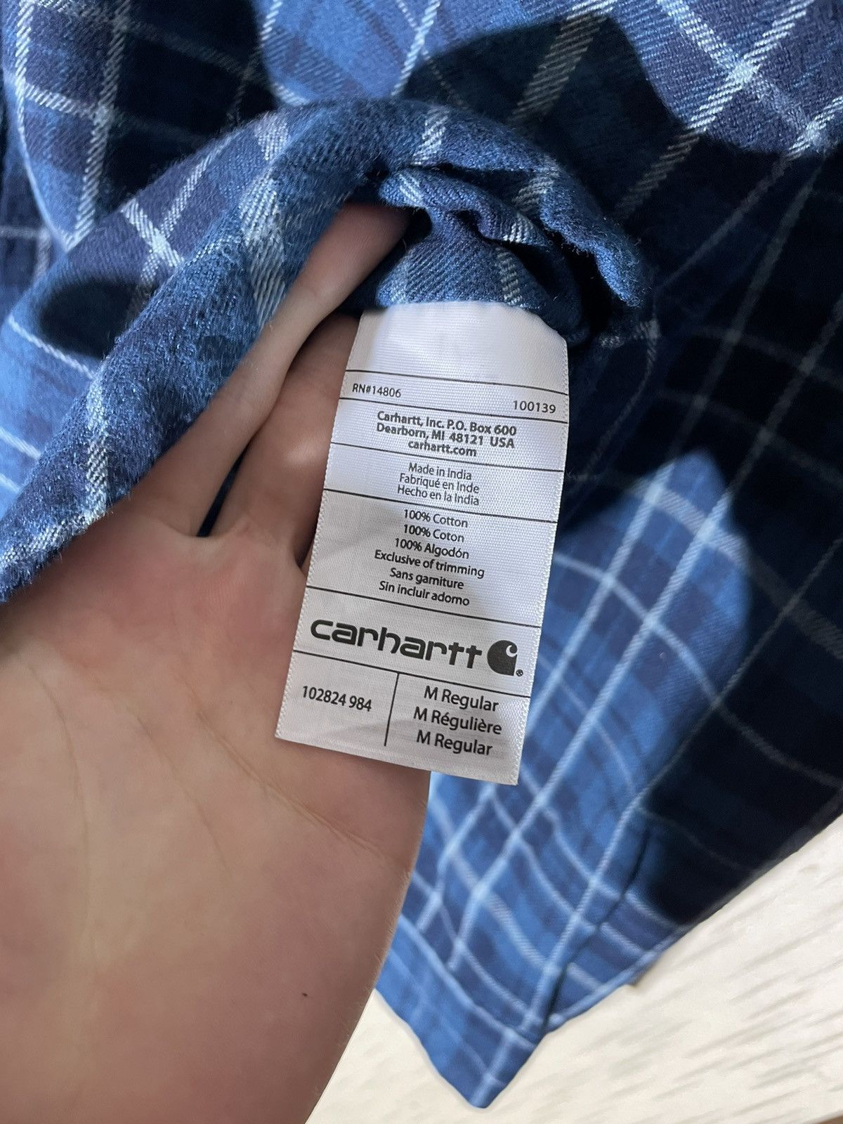 Carhartt Wip × Flannel × Vintage Carhartt vintage y2k streetwear flannel shirt Size US L / EU 52-54 / 3 - 9 Thumbnail