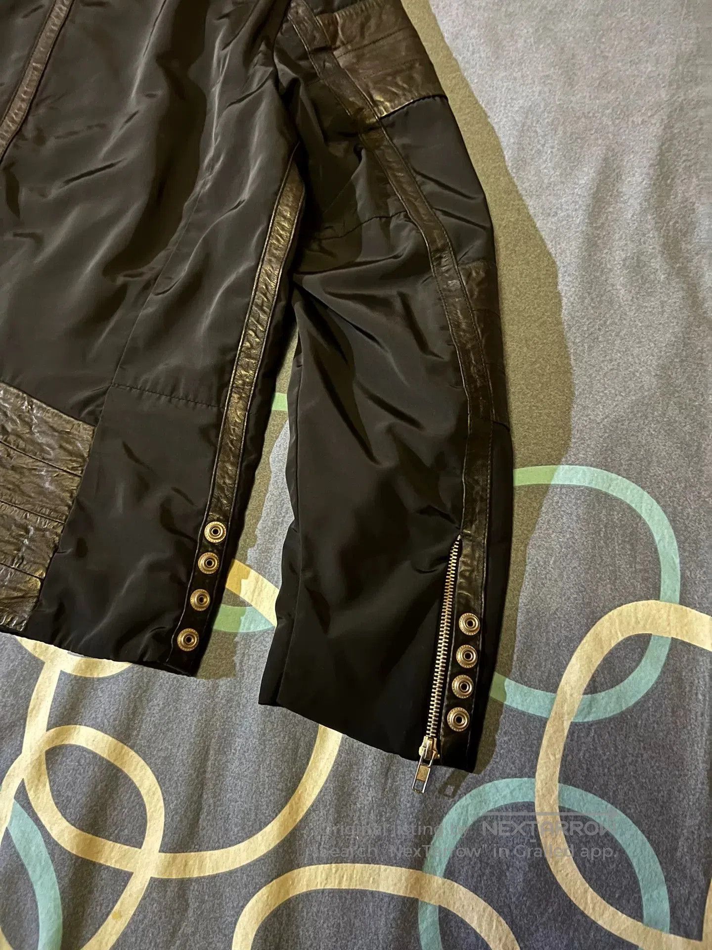 Diesel classic diesel leather patch zip jacket. Size US XL / EU 56 / 4 - 4 Thumbnail