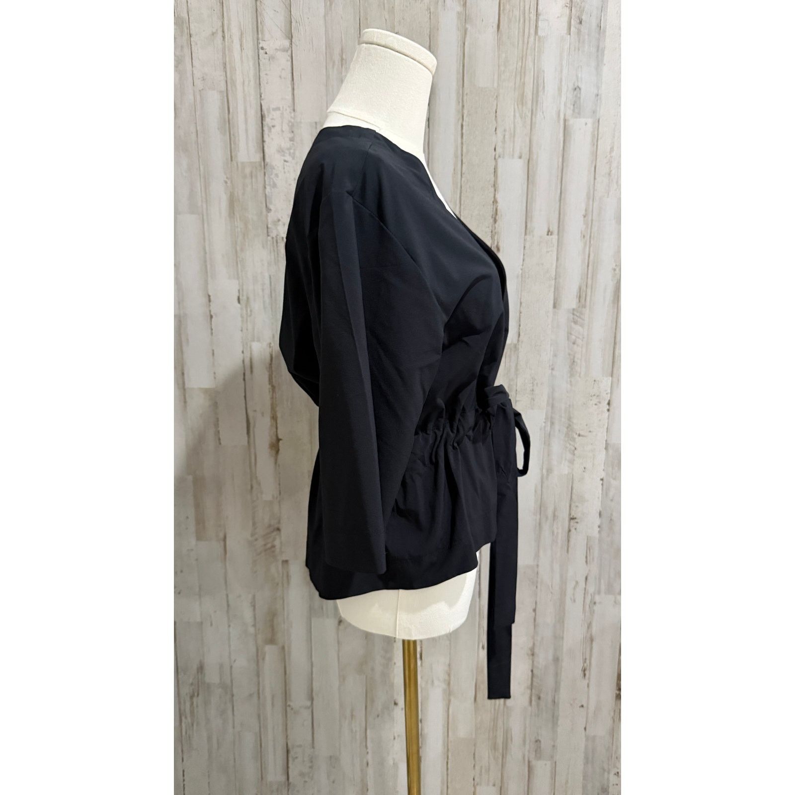 Columbia Columbia PFG Jacket Womens Petite Small Black Open Front Size S / US 4 / IT 40 - 5 Thumbnail