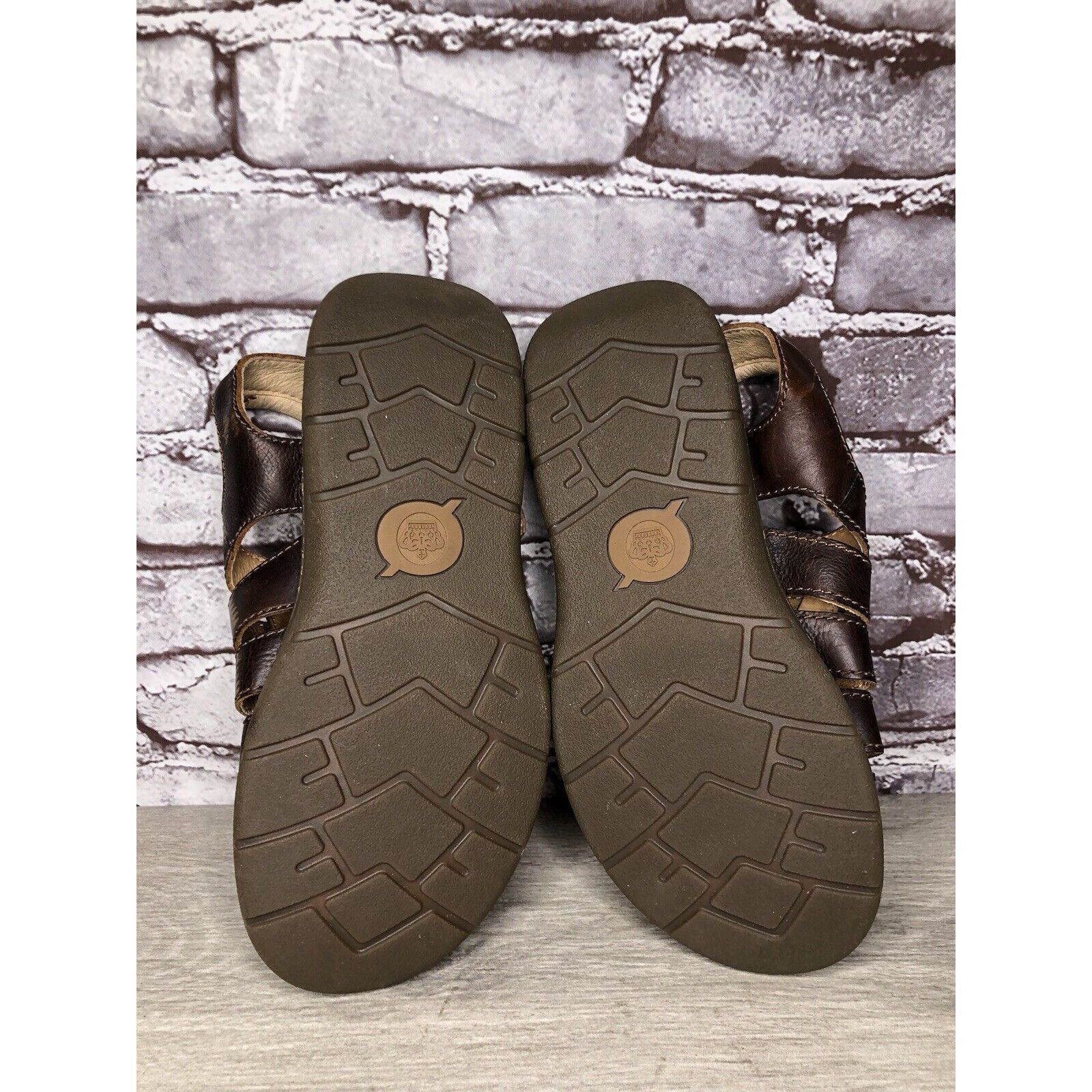 Born Born Brown Leather Fisherman Casual Adjustable Strap Sandals Size US 8 / EU 41 - 7 Thumbnail