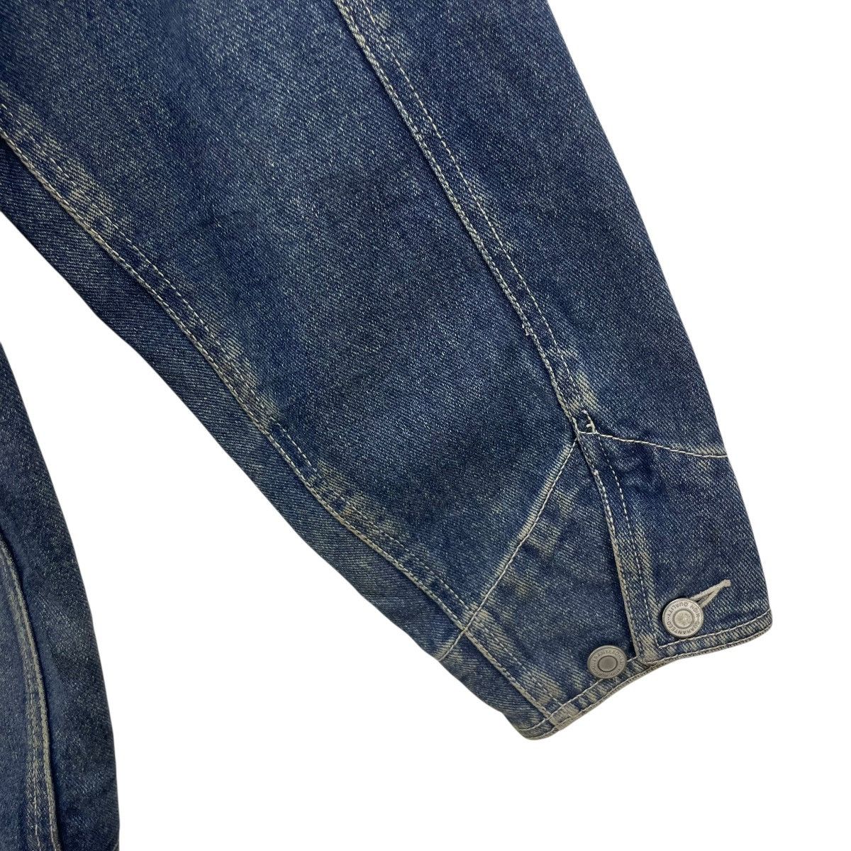 45rpm 💥Vintage Sunfaded Pairshine Worker Denim Jacket Size US L / EU 52-54 / 3 - 14 Thumbnail