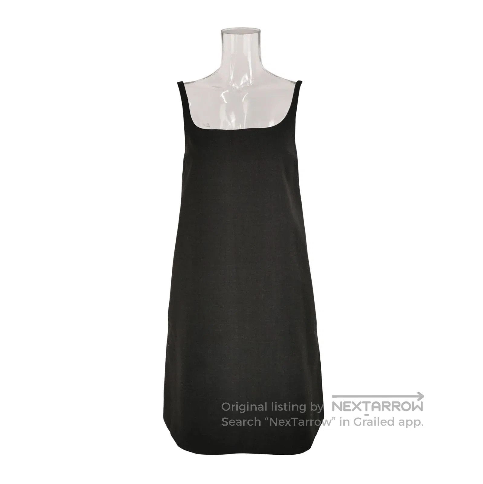 Prada Prada Wool Solid Color Slip Dress . Size S / US 4 / IT 40 - 1 Thumbnail