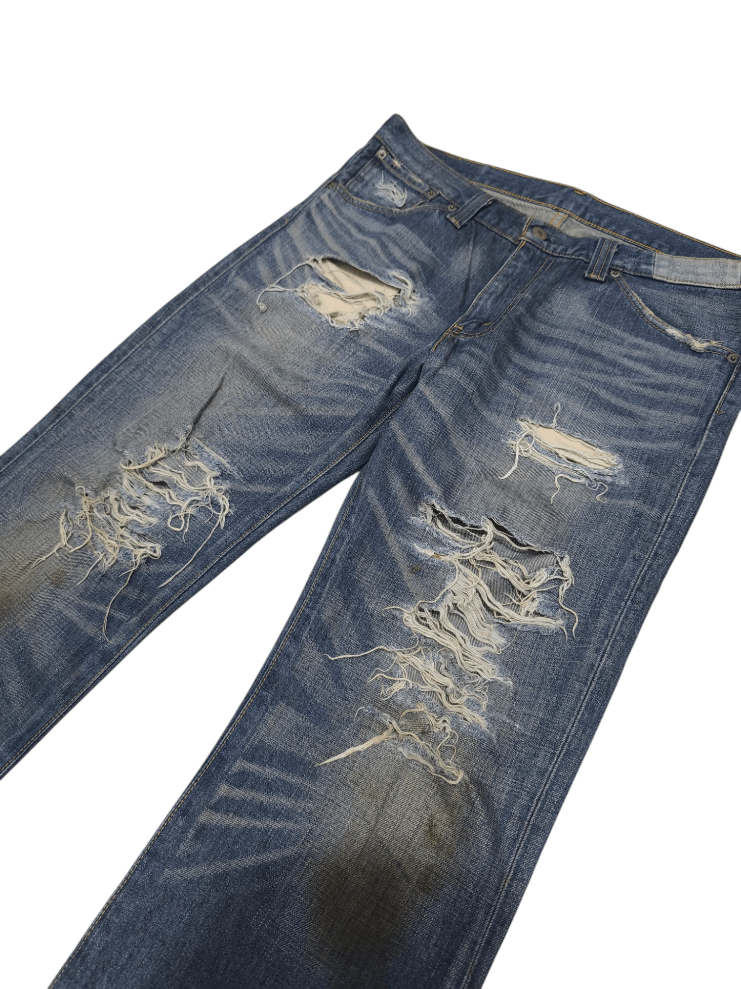 Levi's × Levi's Vintage Clothing × Vintage Vintage Levis 517 distressed flare denim Size US 36 / EU 52 - 4 Thumbnail