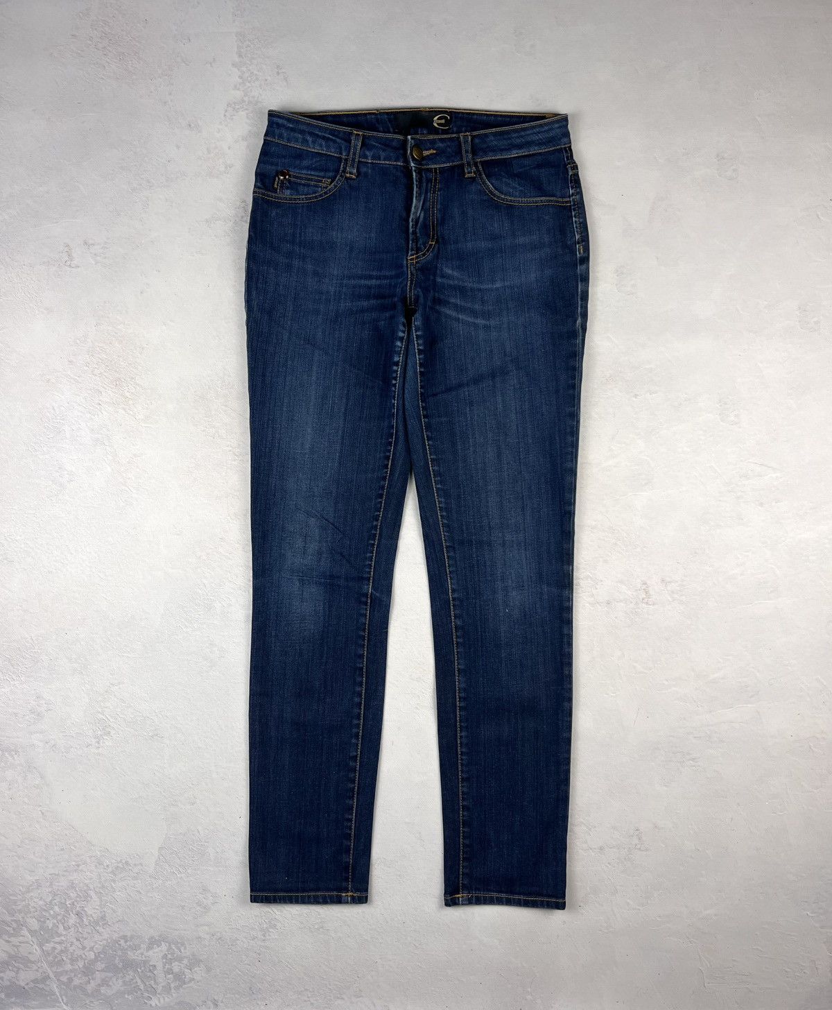 Japanese Brand × Roberto Cavalli × Vintage Avant Garde Japanese Denim Roberto Cavalli Vintage Y2k Style Size US 28 / EU 44 - 6 Thumbnail