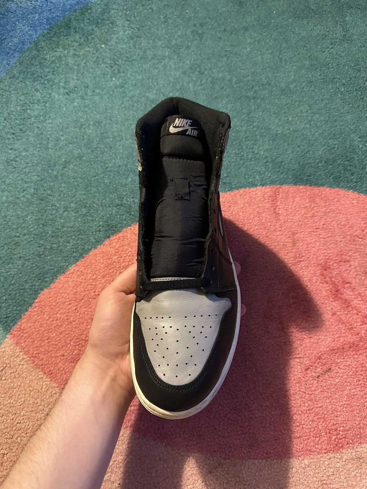 Jordan Brand Air Jordan 1 Retro High OG Shadow 2013 Size US 12 / EU 45 - 9 Thumbnail
