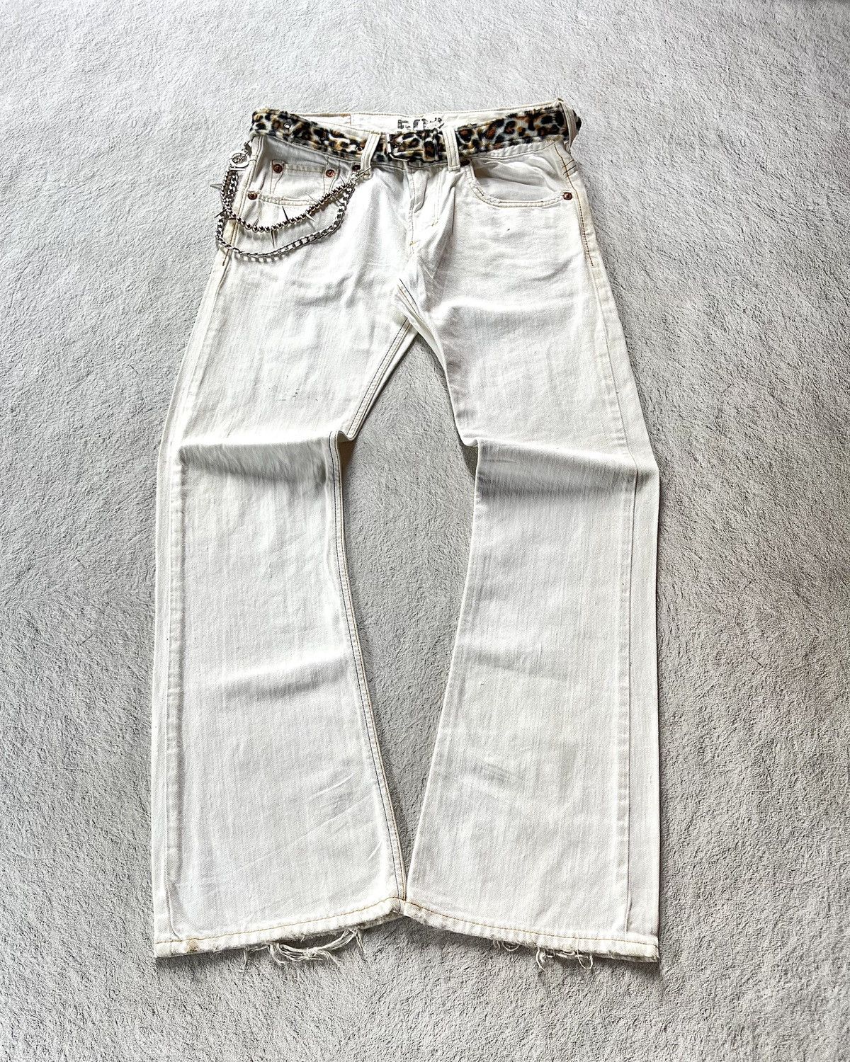 If Six Was Nine Edwin 503 Blue Trip Jeans Size US 31 - 1 Thumbnail