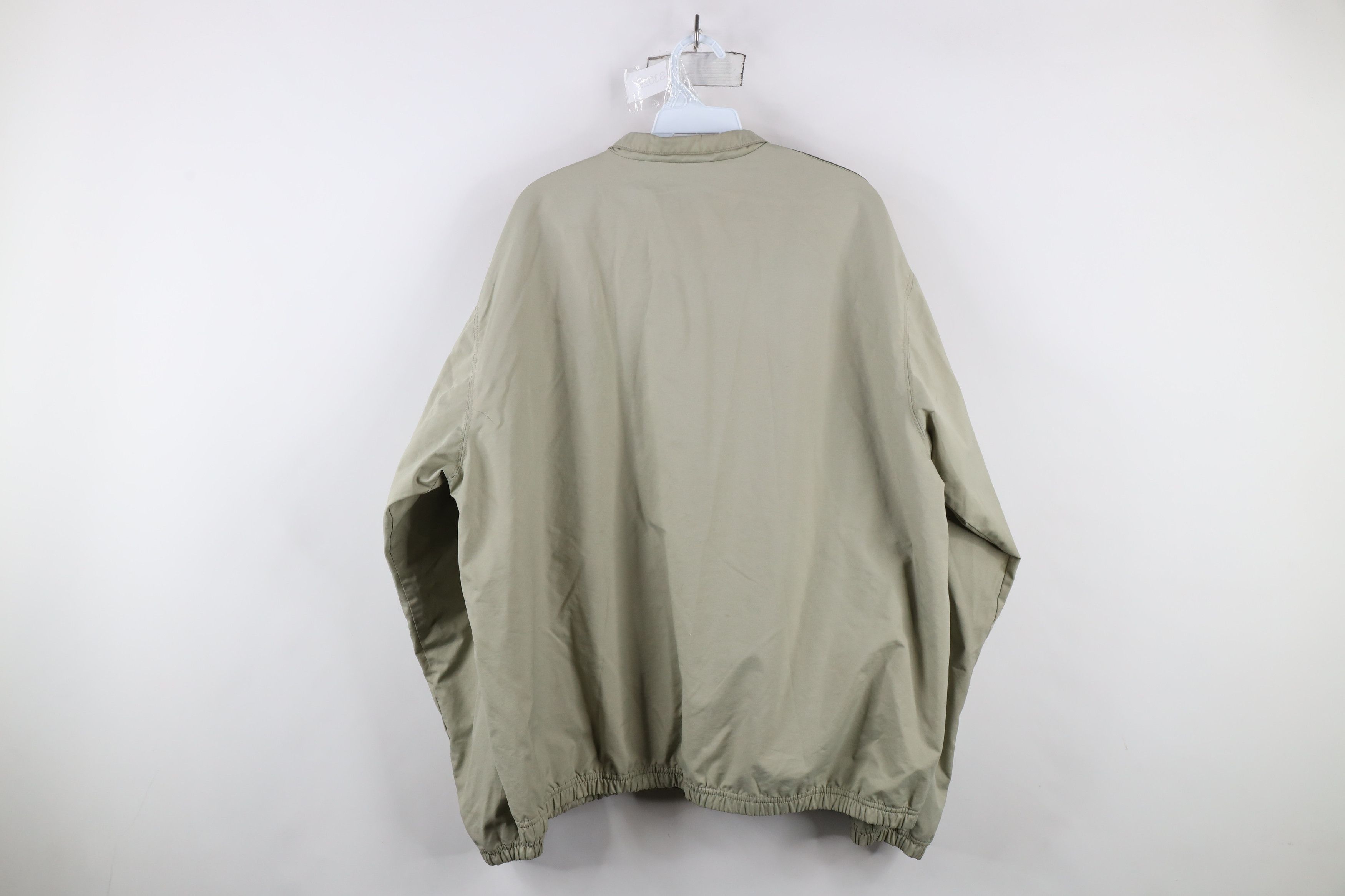 Adidas × Vintage Vintage 90s Adidas Spell Out Lined Windbreaker Jacket Green Size US L / EU 52-54 / 3 - 13 Thumbnail