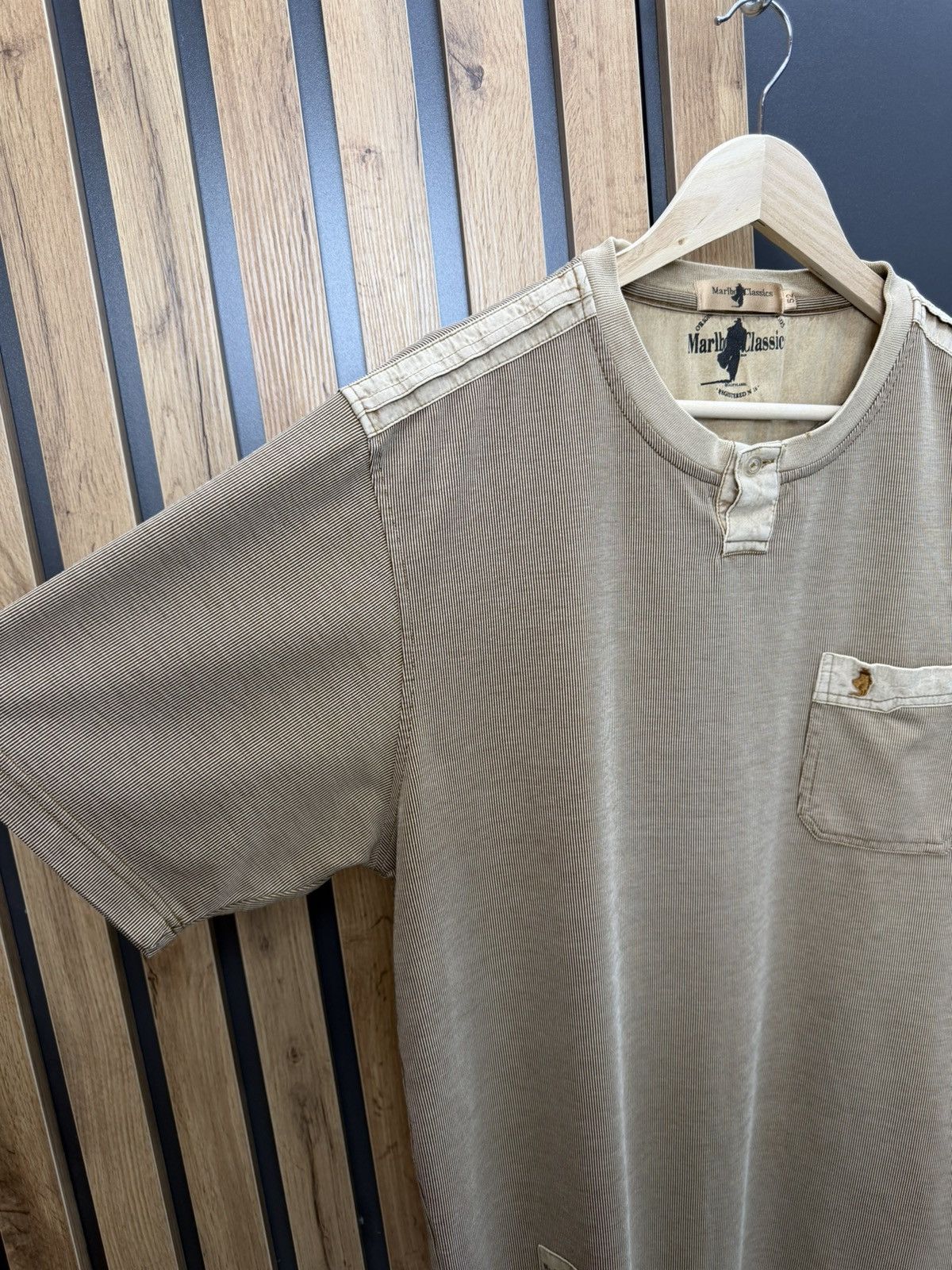 Marlboro Classics Vintage Marlboro Classics Ribbed Pocket T-Shirt Size 52 Size US L / EU 52-54 / 3 - 9 Thumbnail