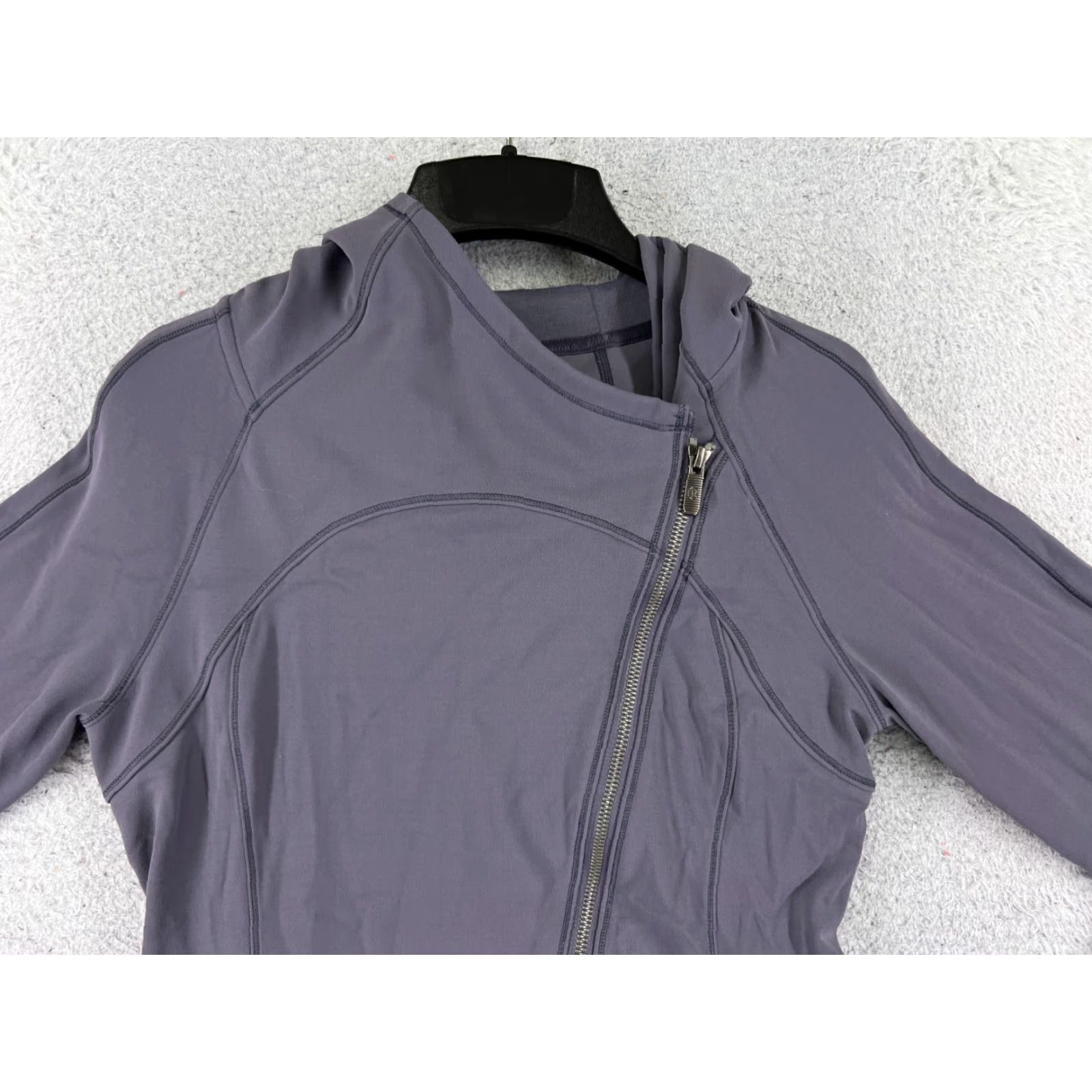 Lululemon Lululemon Hoodie Sweater Women 8 Gray Purple Every Journey Office Workwear Size M / US 6-8 / IT 42-44 - 4 Thumbnail