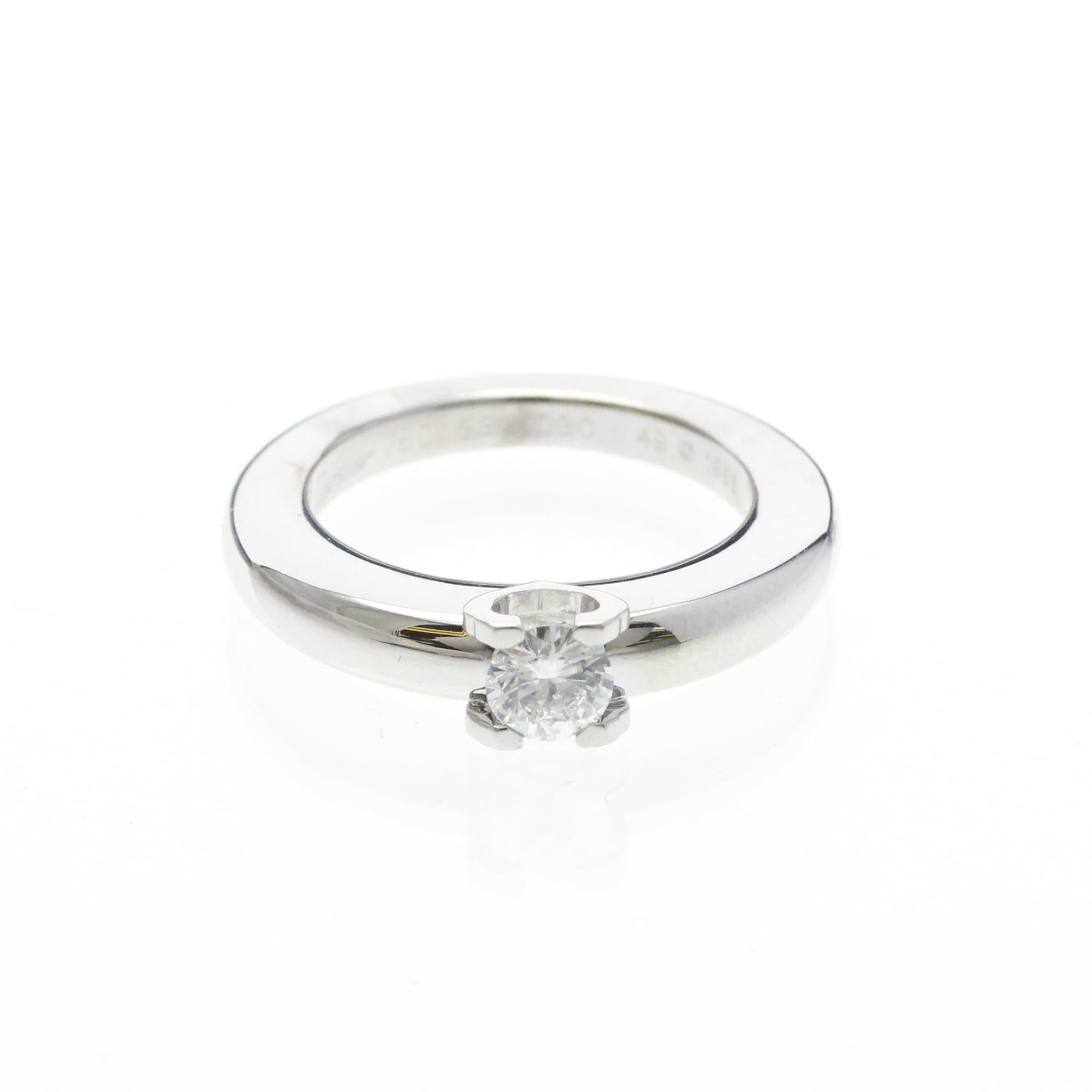 Cartier Cartier C De Cartier Diamond Ring White Gold (18K) Polished Size ONE SIZE - 1 Thumbnail