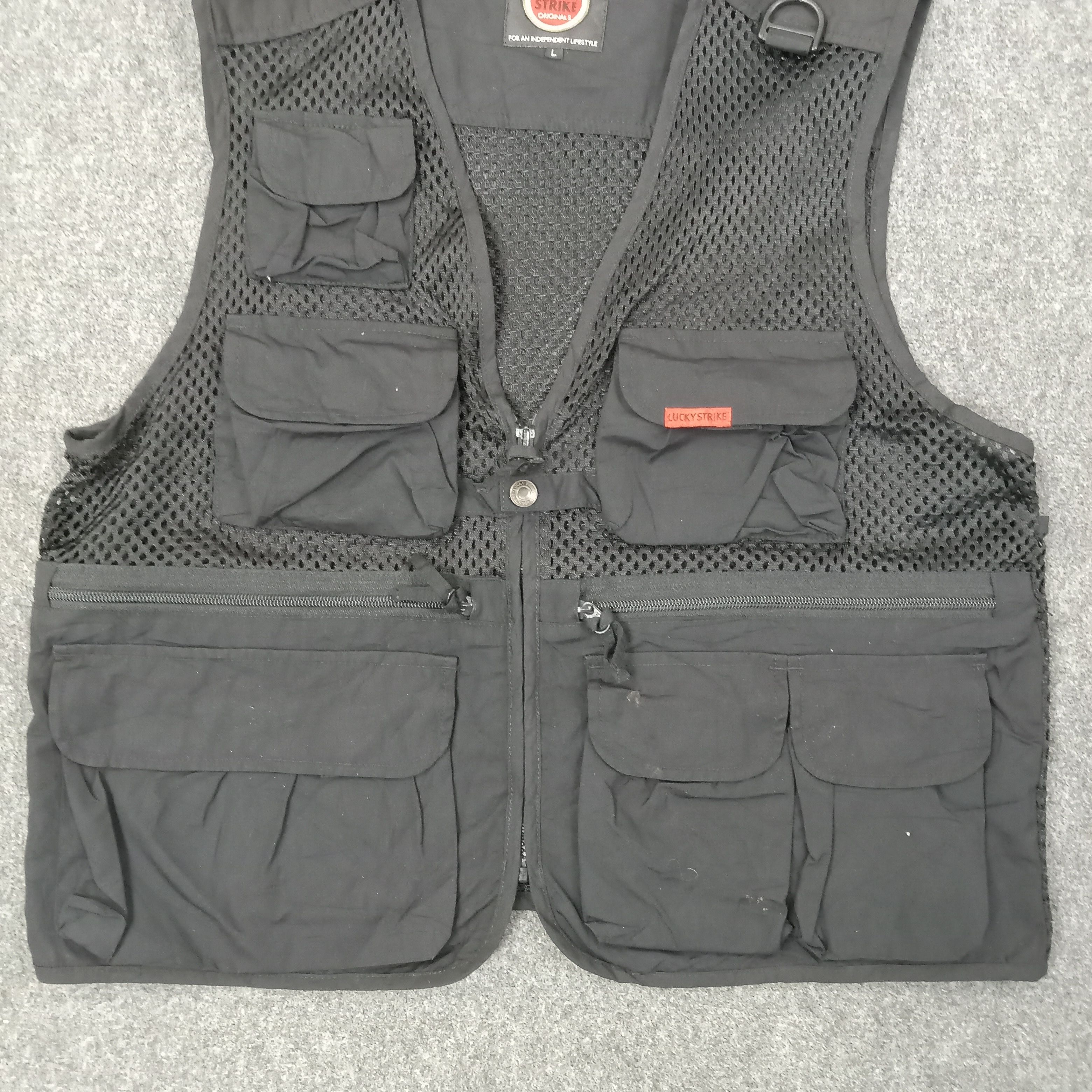 Japanese Brand Lucky Strike Racing Team Promo Utility Vest C239N76 Size US L / EU 52-54 / 3 - 2 Thumbnail