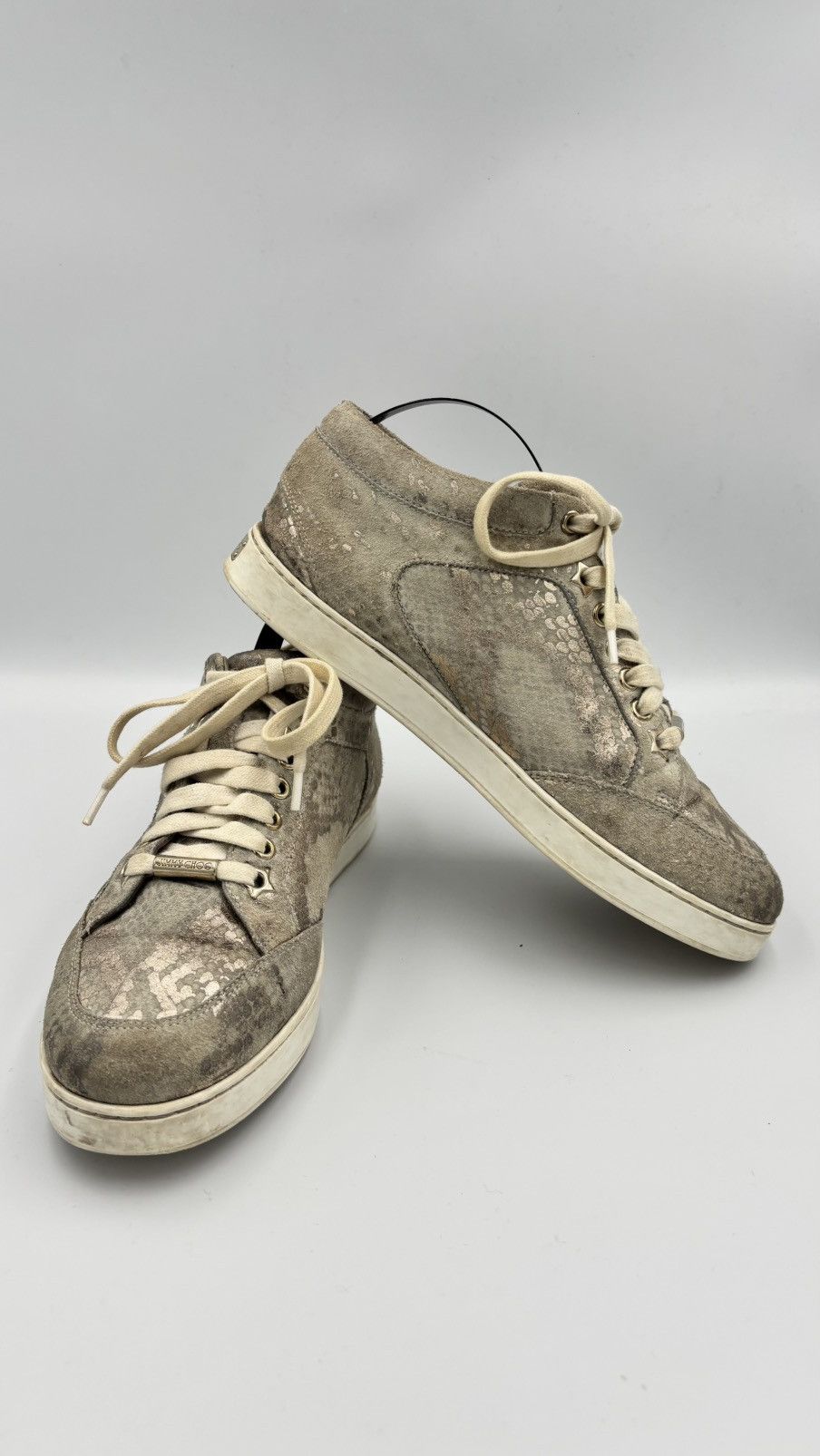 Jimmy Choo Jimmy Choo Suede Trainers snake print Size 36 Size US 6 / IT 36 - 1 Thumbnail
