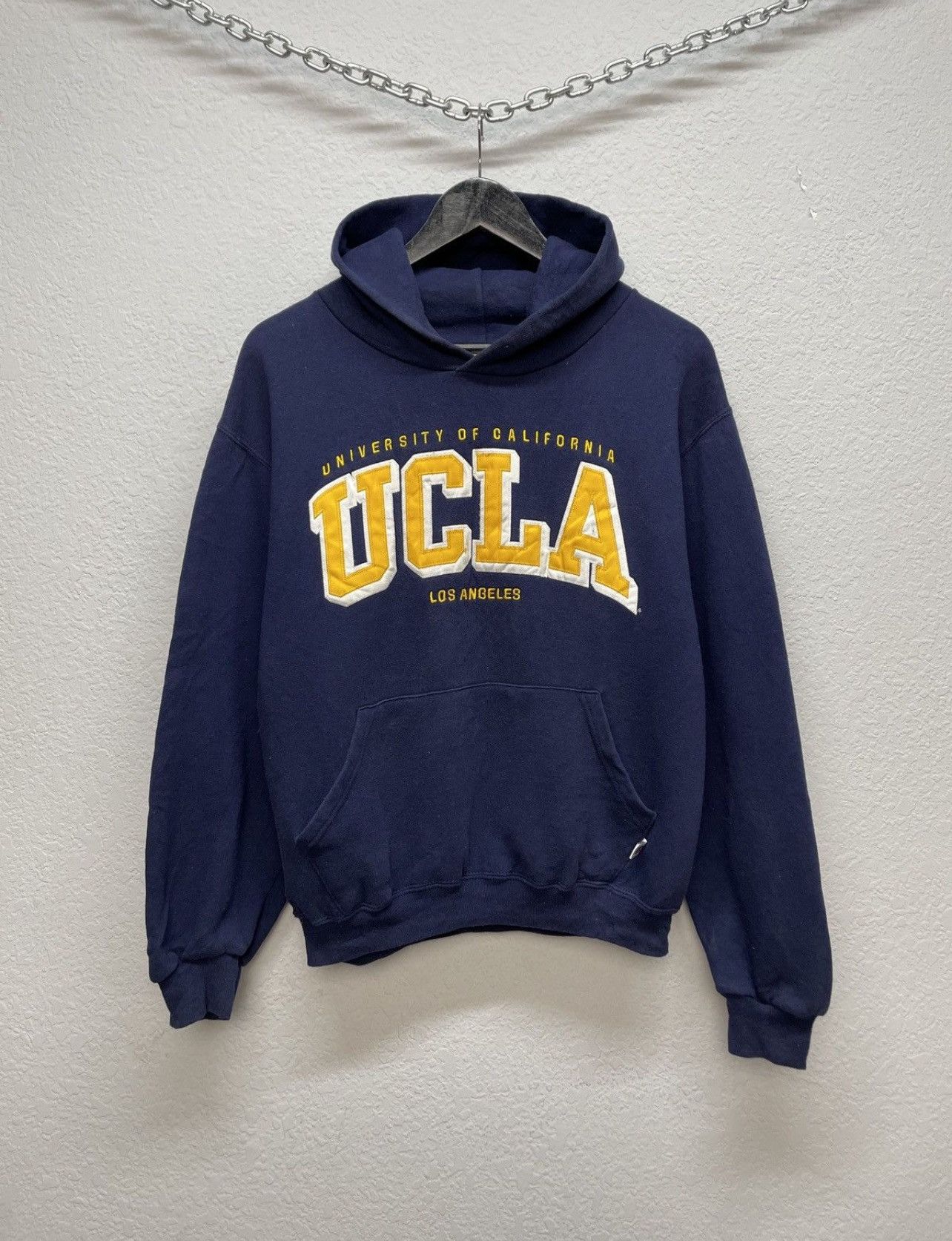 Russell Athletic Vintage 90s Russel Atletic UCLA University Boxy Fit Hoodie Size US S / EU 44-46 / 1 - 2 Thumbnail