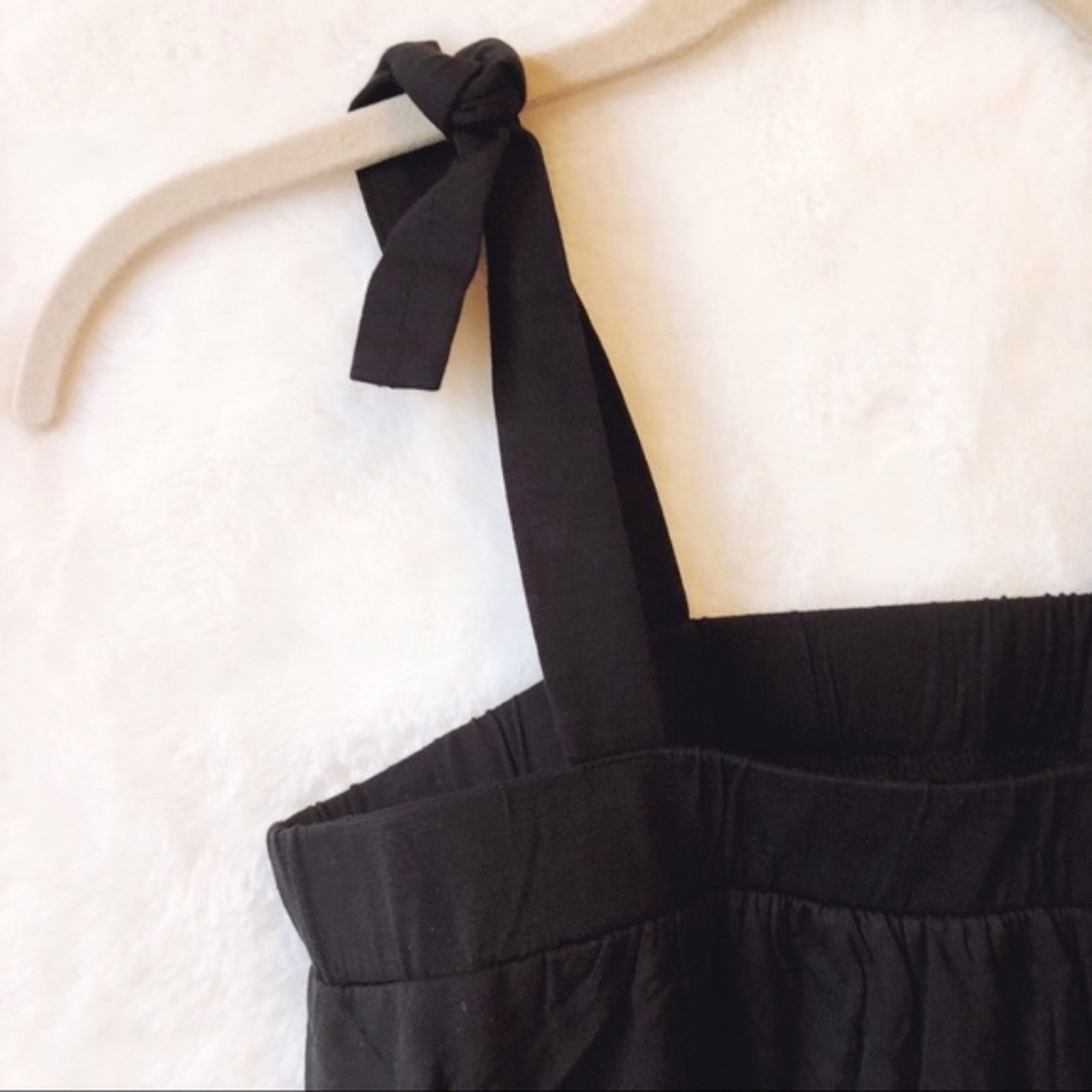 Loft LOFT Black Layered Tie Top Size XXS / US 00 / IT 34 - 5 Thumbnail
