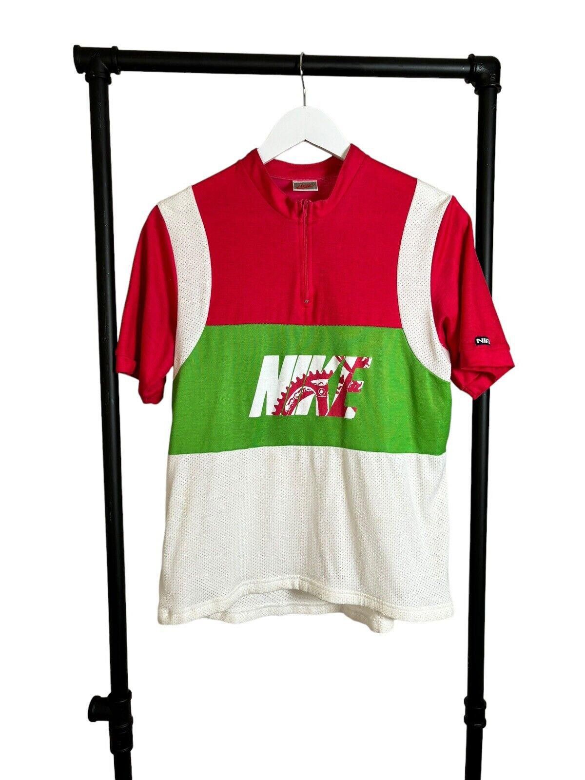 Nike × Vintage Vintage 90s Nike Cycle Jersey Bib Size Small Grey Tag Size ONE SIZE - 2 Thumbnail