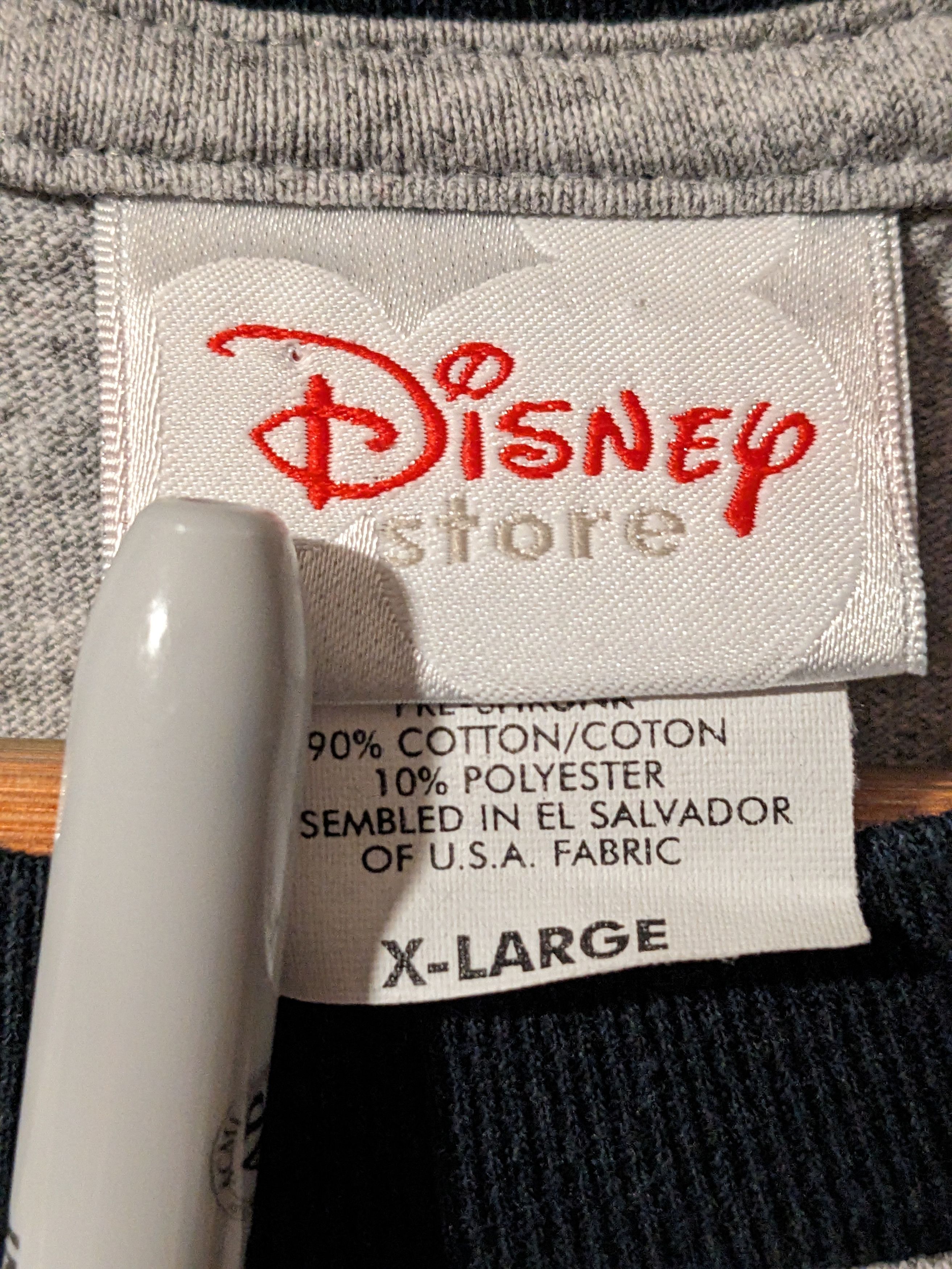 Disney × Mickey Mouse × Vintage Vintage 90s Mickey Mouse Disney Store Exclusive T-Shirt Size US XL / EU 56 / 4 - 3 Thumbnail