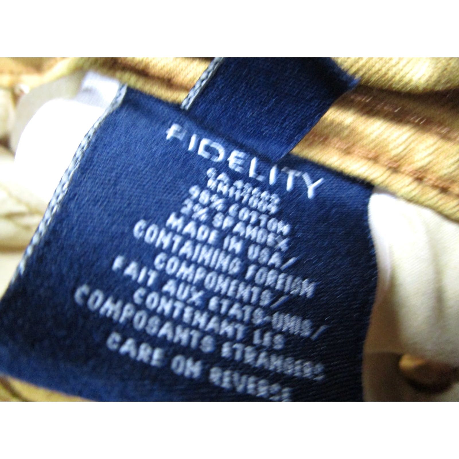 Vintage VINTAGE Fidelity Jeans Men's 31 Brown Denim Straight Fit 5-Pocket Zip Fly Made in USA Size US 31 - 5 Thumbnail