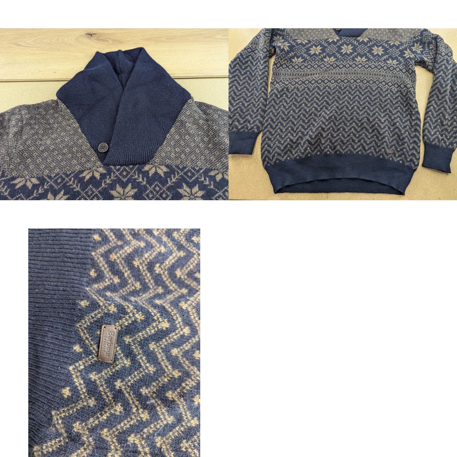 Barbour Barbour Sweater Mens XL Fair Isle Knitted Wool Turtleneck Pullover Multicolor Casual Knit Wool Regular Size XL Mens Jumpers Shirt? Size US XL / EU 56 / 4 - 9 Thumbnail