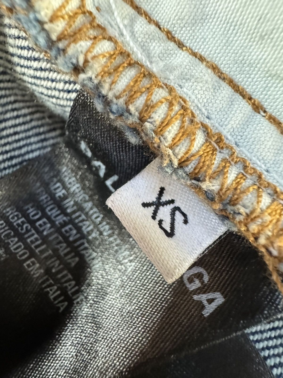 Balenciaga Balenciaga Skribble Denim (Repaired Heel Bite) Size US 30 / EU 46 - 14 Thumbnail