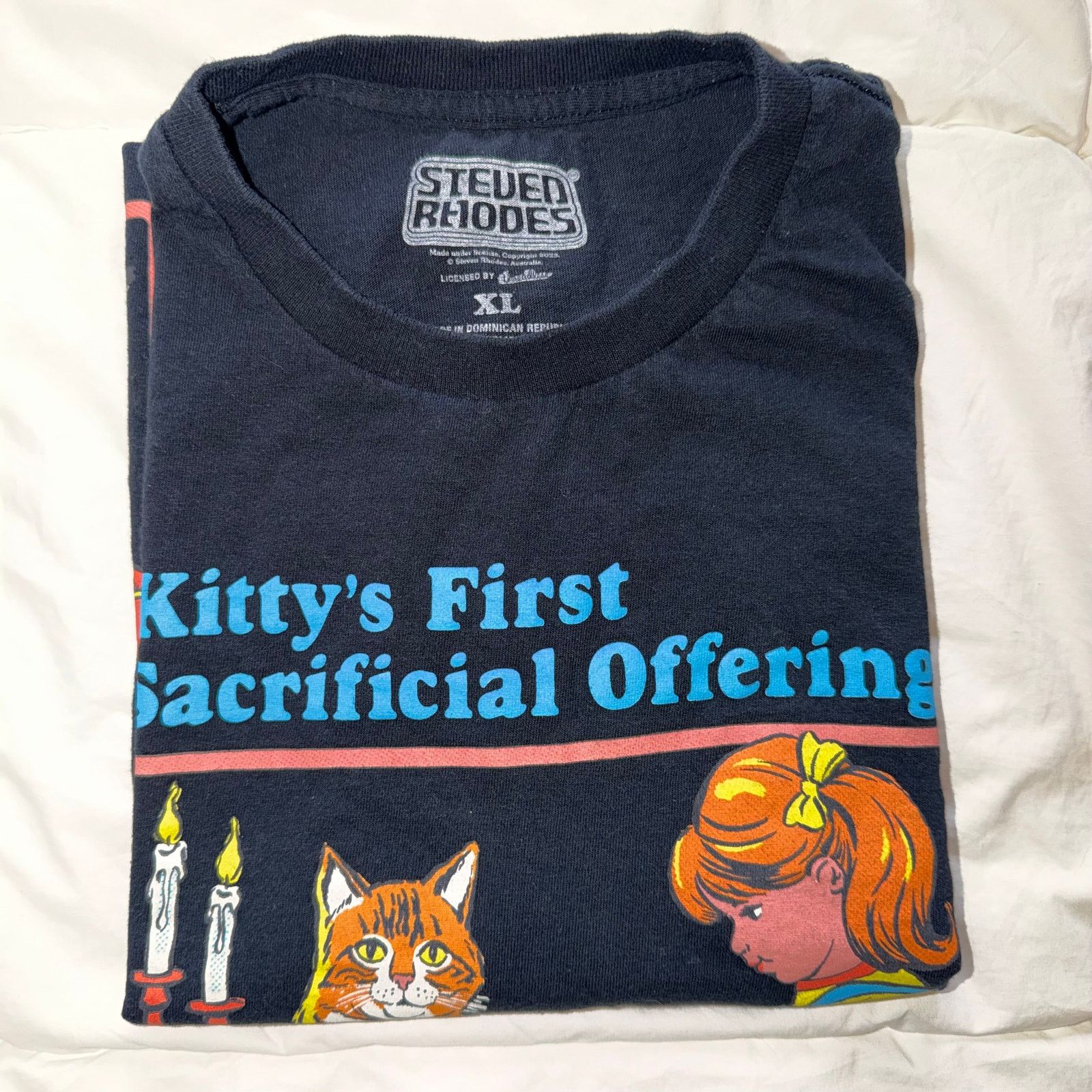 Rhodes Steven Rhodes Kittys First Sacrificial Offering T Shirt XL Size US XL / EU 56 / 4 - 8 Thumbnail