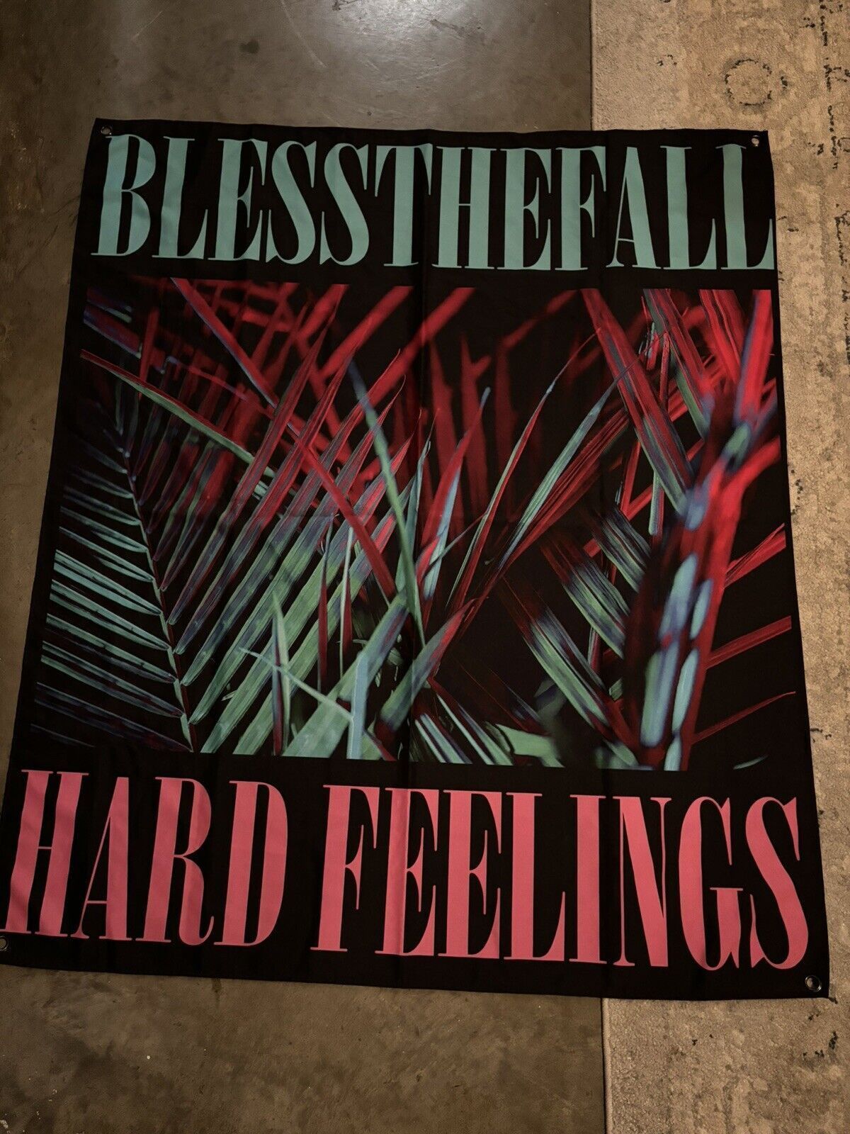 Other BLESSTHEFALL HARD FEELINGS TAPESTRY FLAG BAND 40 IN X 47 IN Size ONE SIZE - 1 Thumbnail