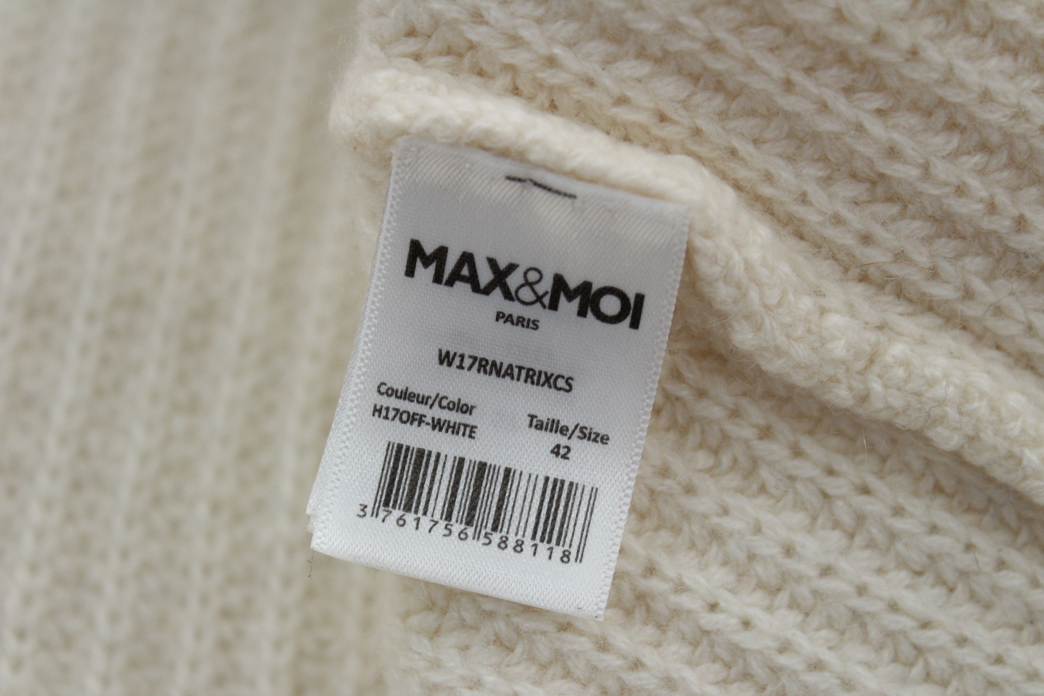 Other Max & Moi Paris 100% Cashmere Lace-Up Sweater Dress Size M / US 6-8 / IT 42-44 - 10 Thumbnail