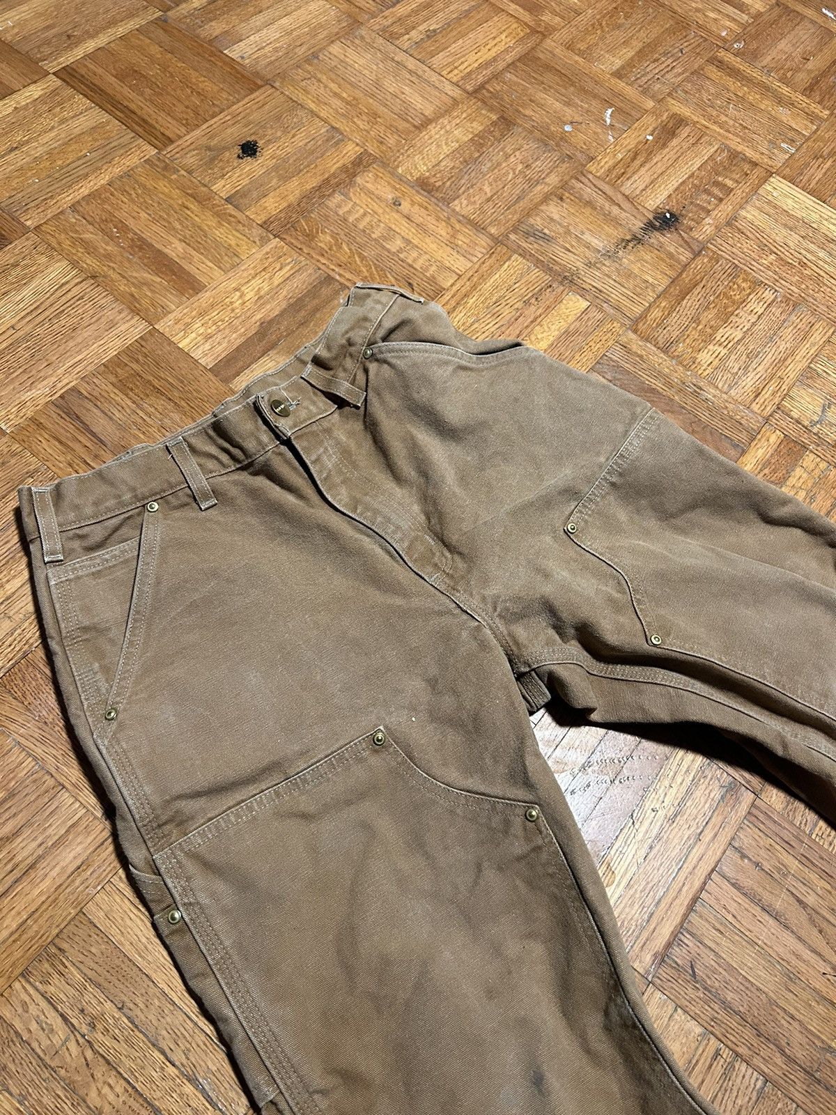 Carhartt × Vintage Vintage Faded Carhartt Double Knees Size US 32 / EU 48 - 4 Thumbnail