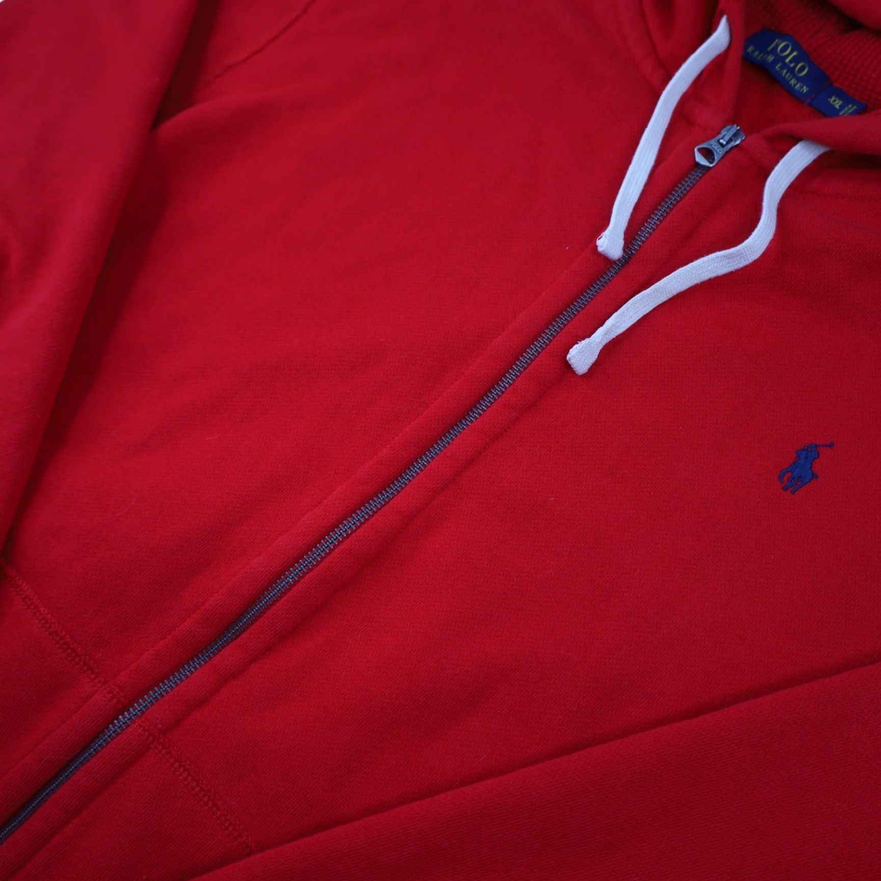 Polo Ralph Lauren Polo Ralph Lauren Hoodie Mens XXL Full Zip Red Size US XXL / EU 58 / 5 - 4 Thumbnail