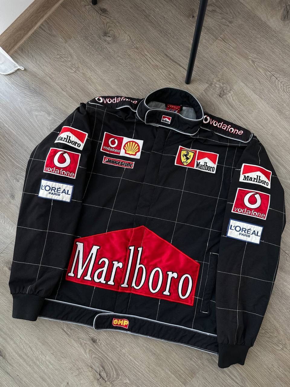 Ferrari × Marlboro Vintage Ferarri Racing Marlboro Black Jacket Size US M / EU 48-50 / 2 - 6 Thumbnail