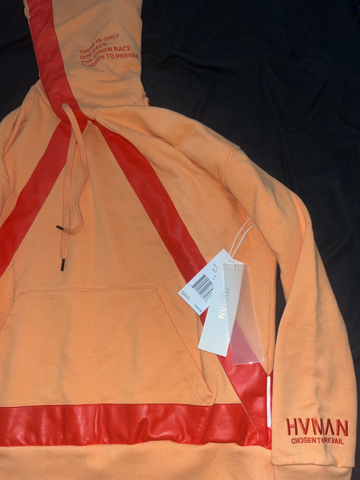 Hvman chosen to Prevail Apricot Hoodie