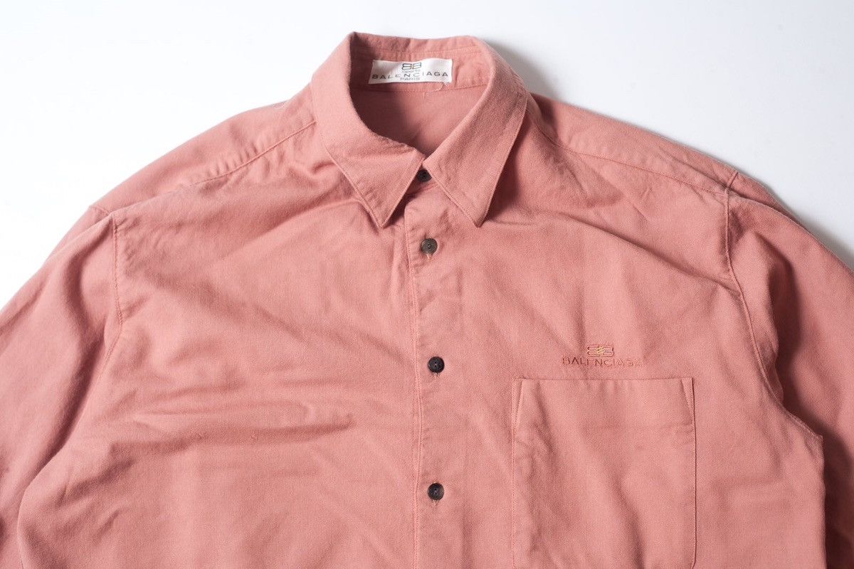 Balenciaga balenciaga vintage wool shirt Size US L / EU 52-54 / 3 - 2 Thumbnail